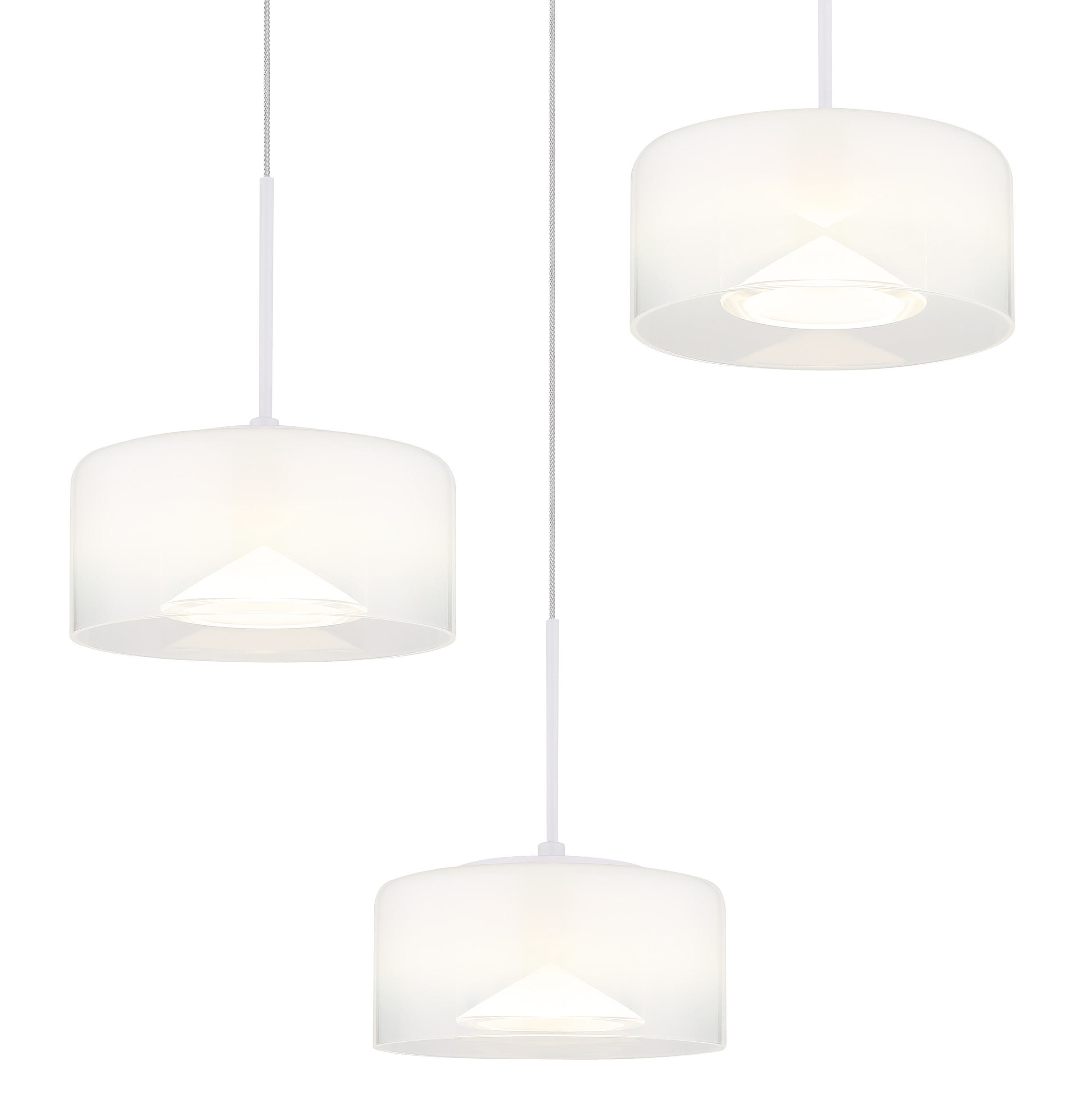 GLOBO LIGHTING LED Pendelleuchte »BELINDA«, Leuchtmittel LED-Modul | LED fest integriert, Hängelampe/Hängeleuchte/Wohnzimmer/Esstisch/elegant