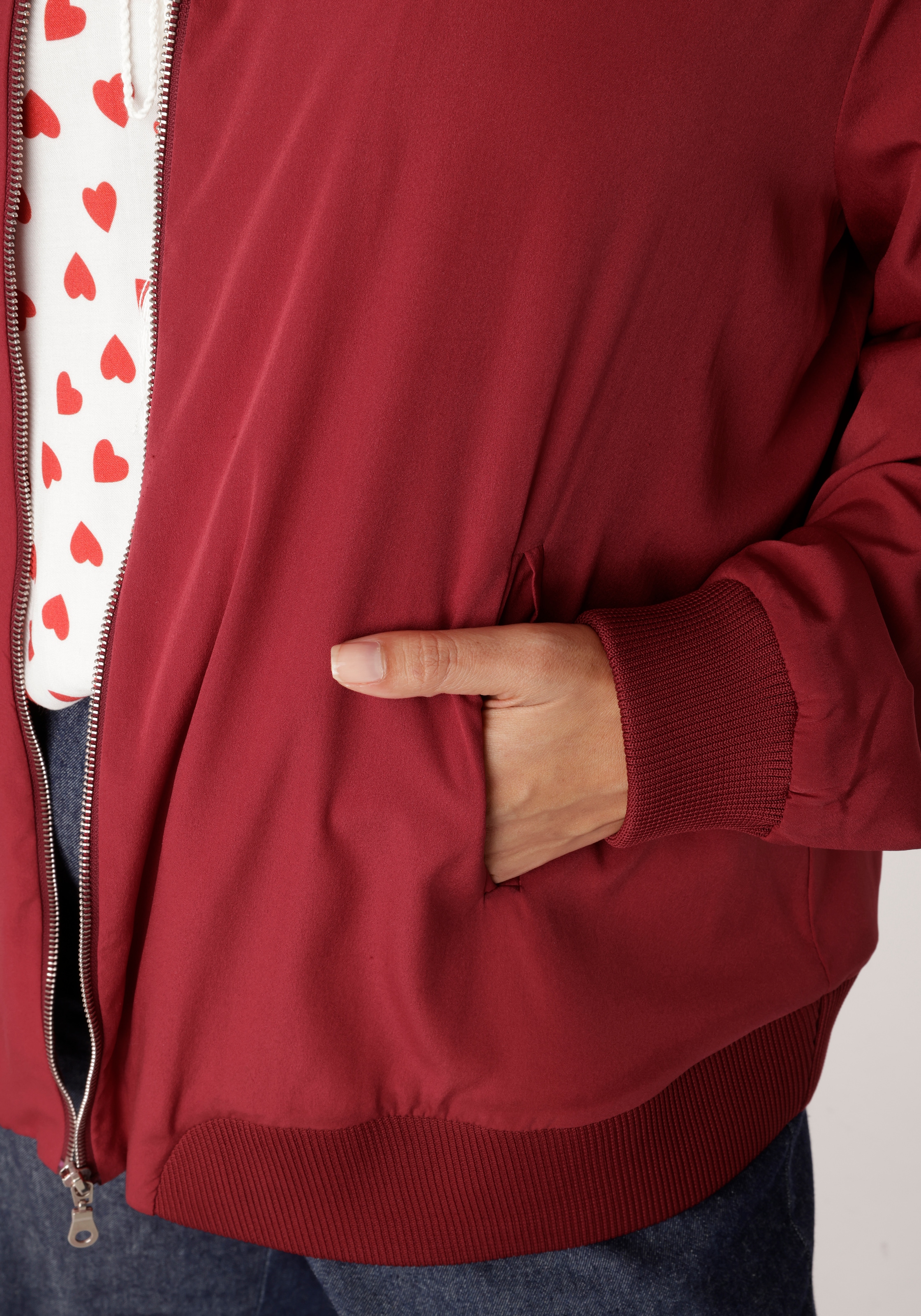 Aniston PLUS Blouson In Crepe-Qualität
