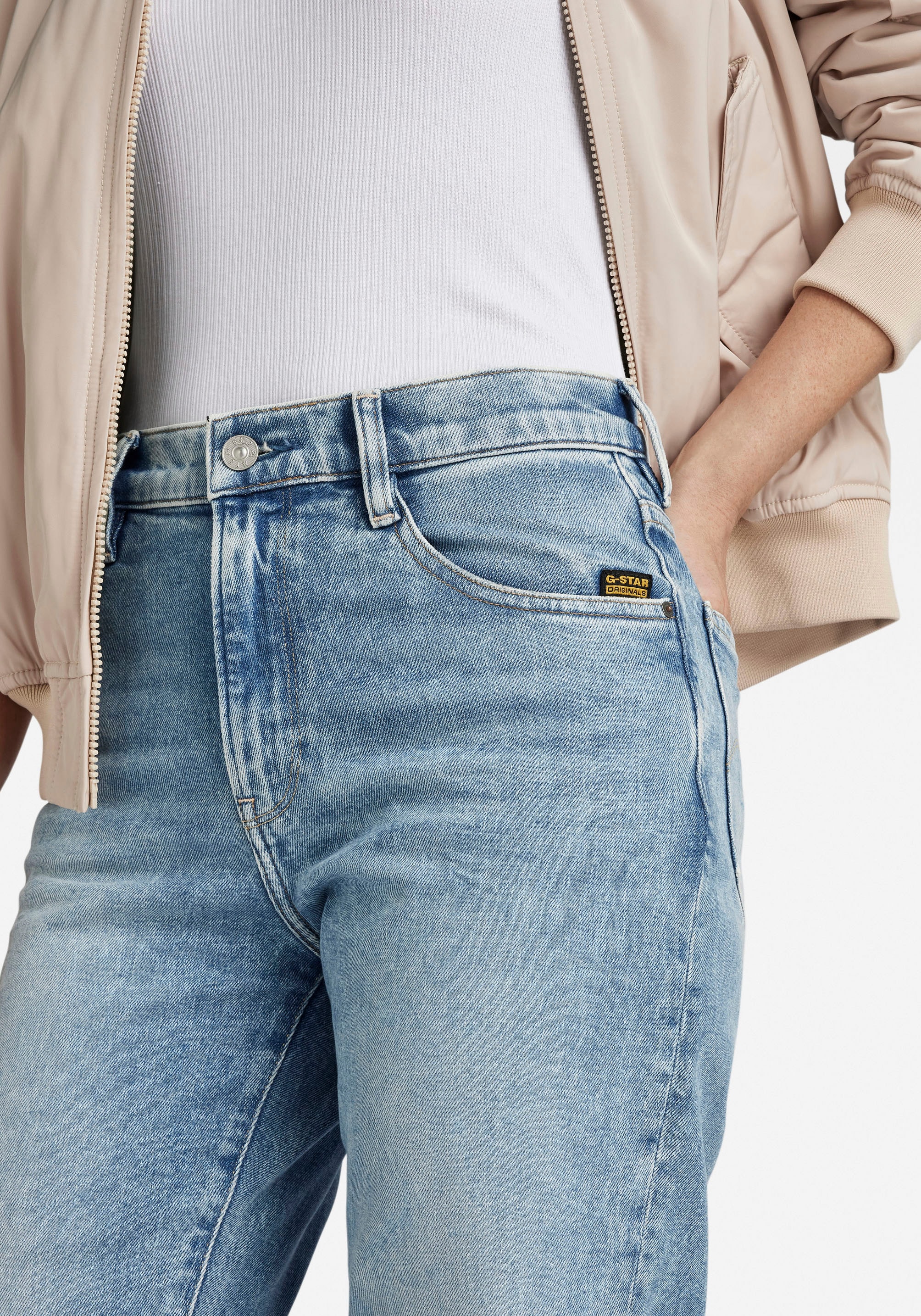 G-STAR High-waist-Jeans »Viktoria High Straight«