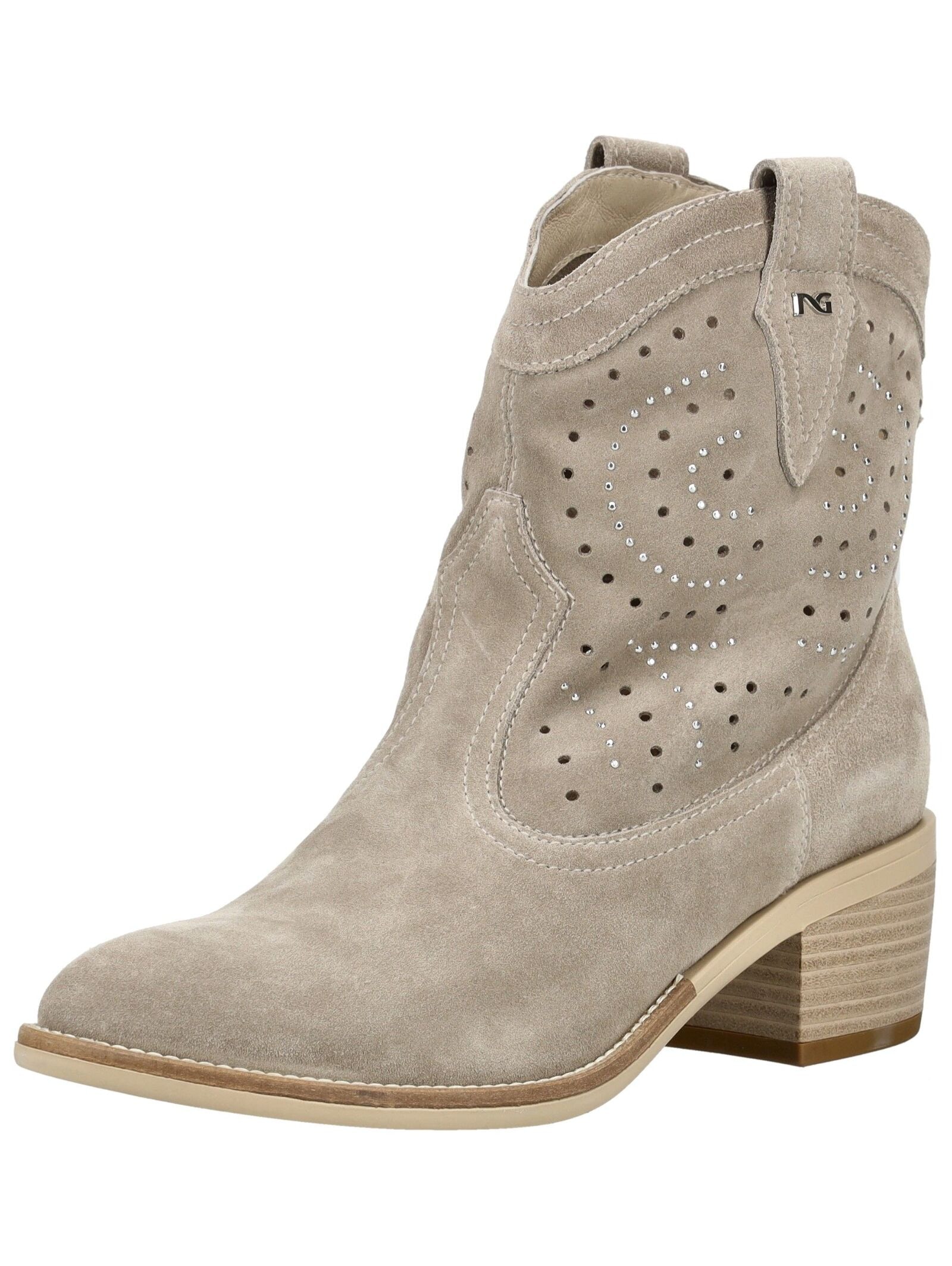 Nero Giardini Bikerboots »Nero Giardini Stiefelette Veloursleder«