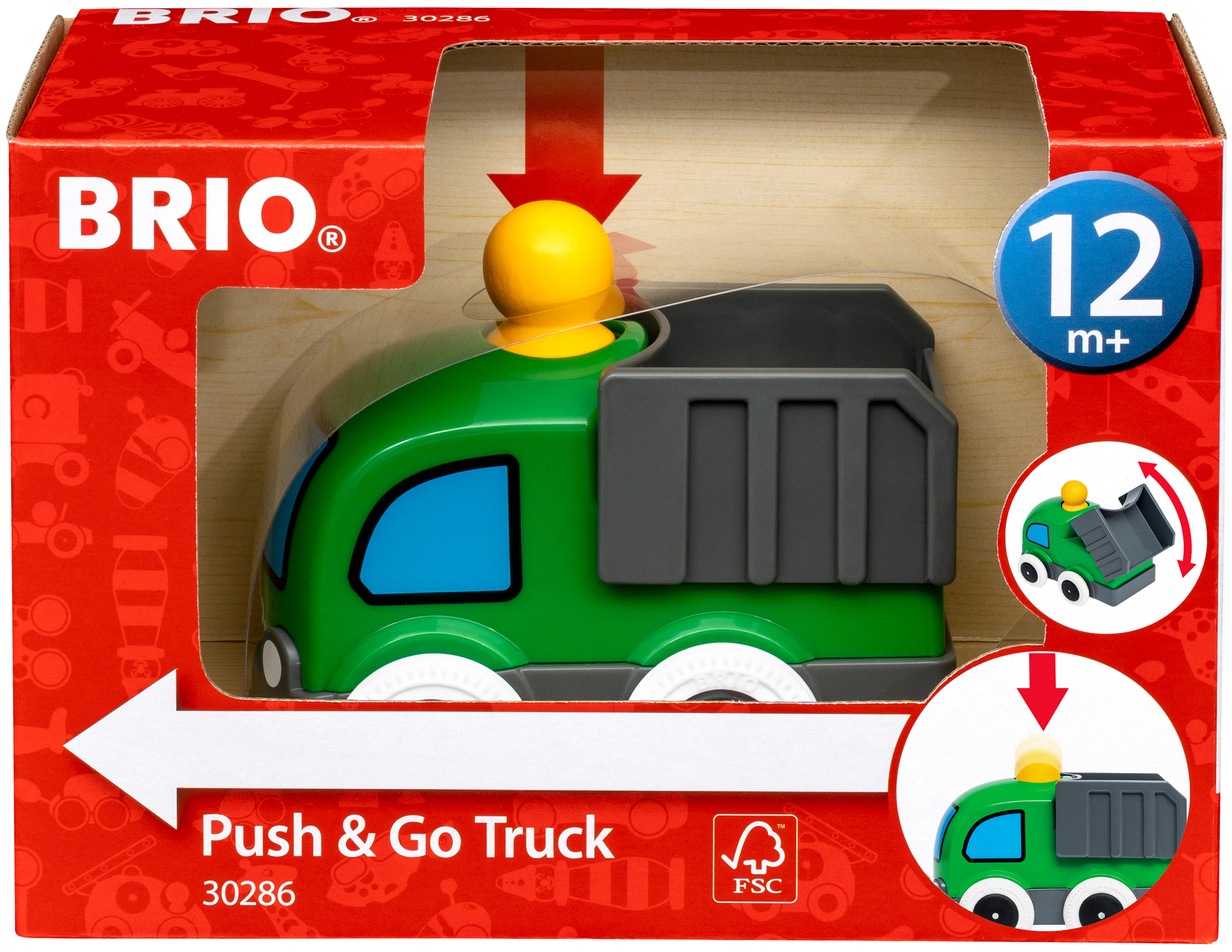 BRIO® Spielzeug-LKW »Push & Go«, FSC®- schützt Wald - weltweit