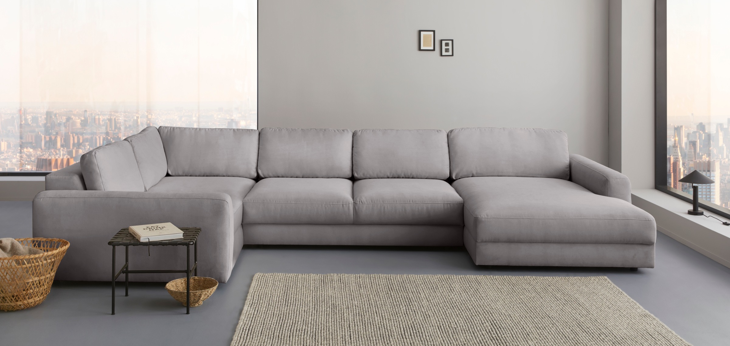 PLACES OF STYLE Wohnlandschaft »Bloomfield, Mega Polsterprogramm, Breite 40 günstig online kaufen