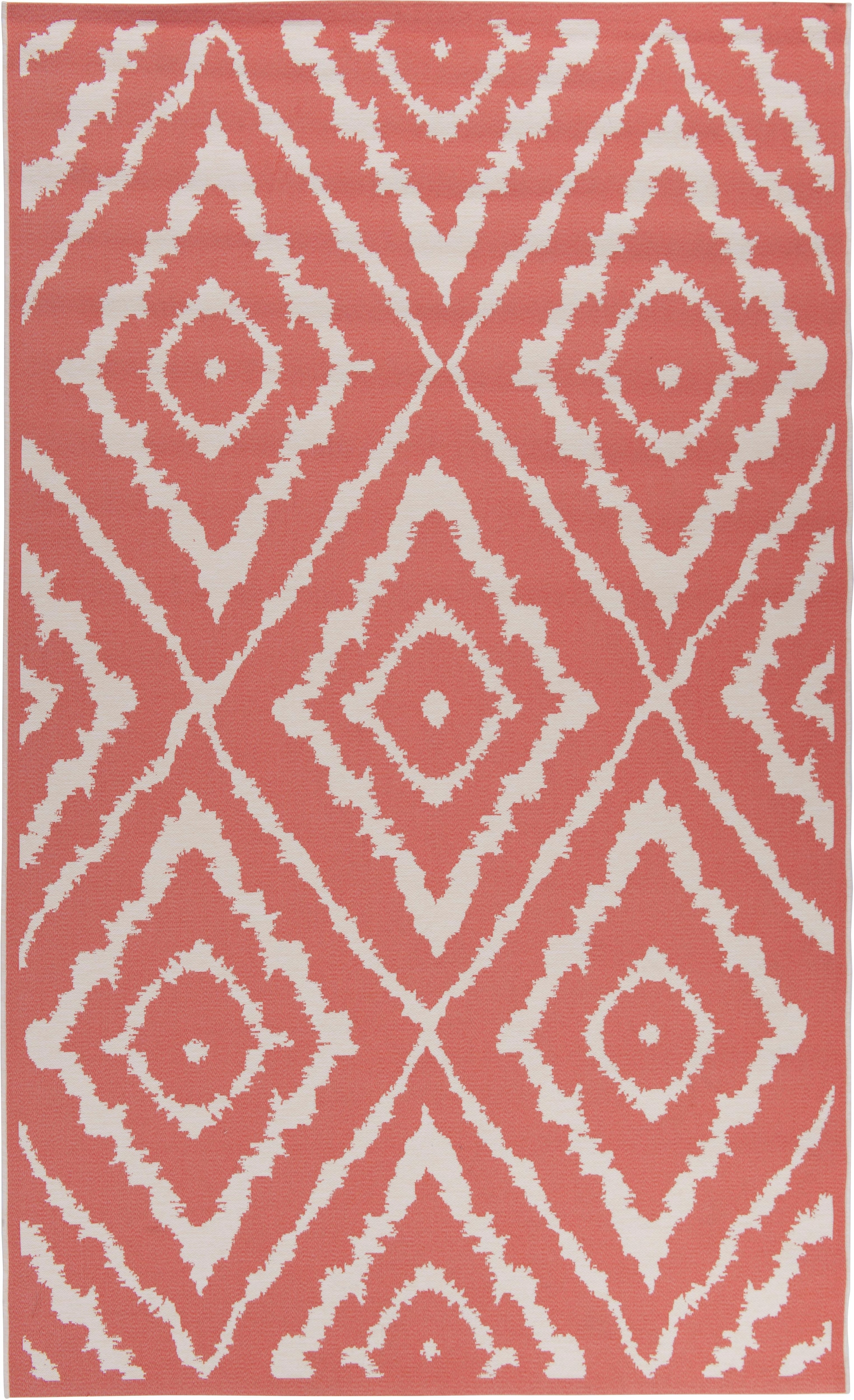 TOM TAILOR HOME Teppich »Garden Pattern«, rechteckig, 3 mm Höhe, Flachgewebe, modernes Rauten Design, In- und Outdoor geeignet