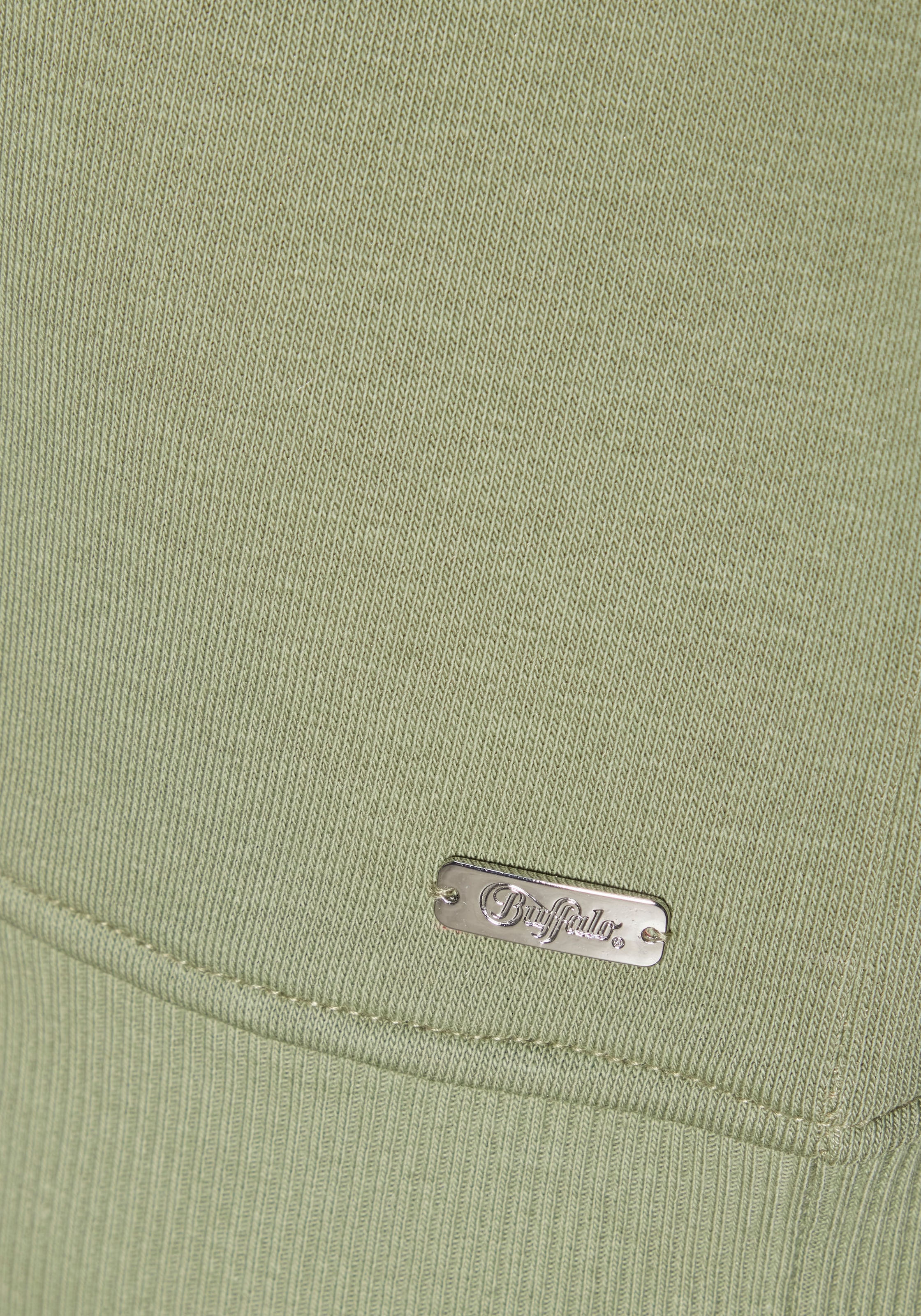 Buffalo Sweatshirt, mit Statement Druck, Loungeanzug