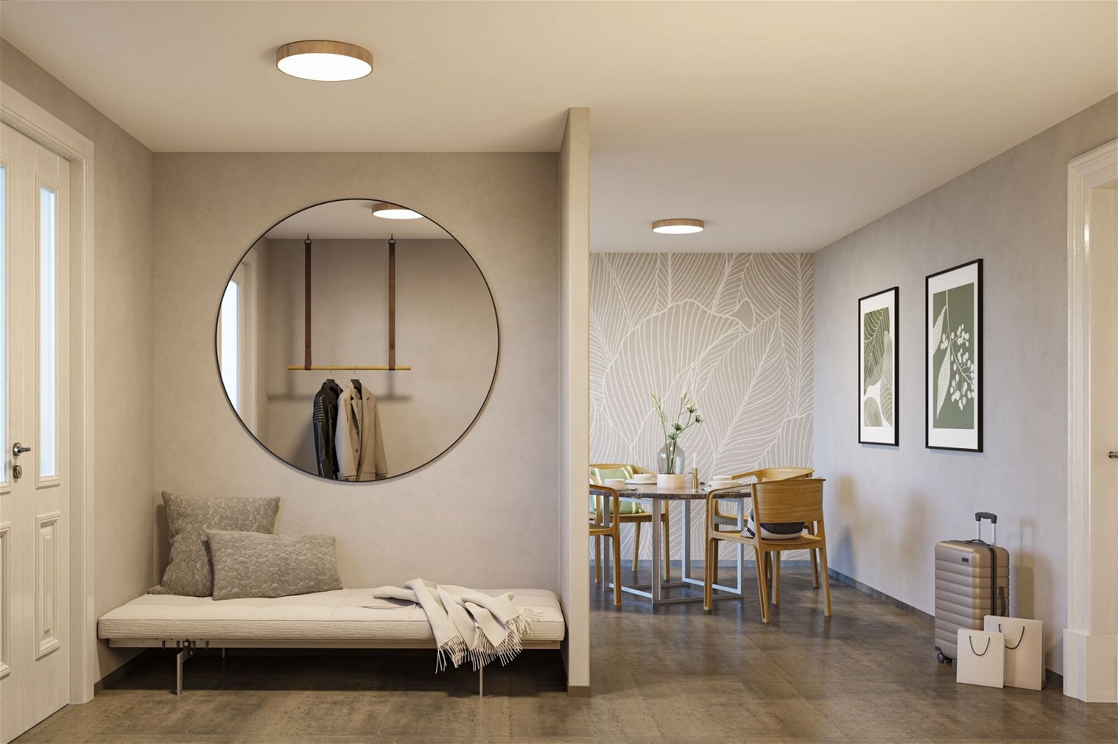 Paulmann LED Deckenleuchte »Selection Bathroom Tega IP44 24W 230V Kunststoff«, 1 flammig, WhiteSwitch
