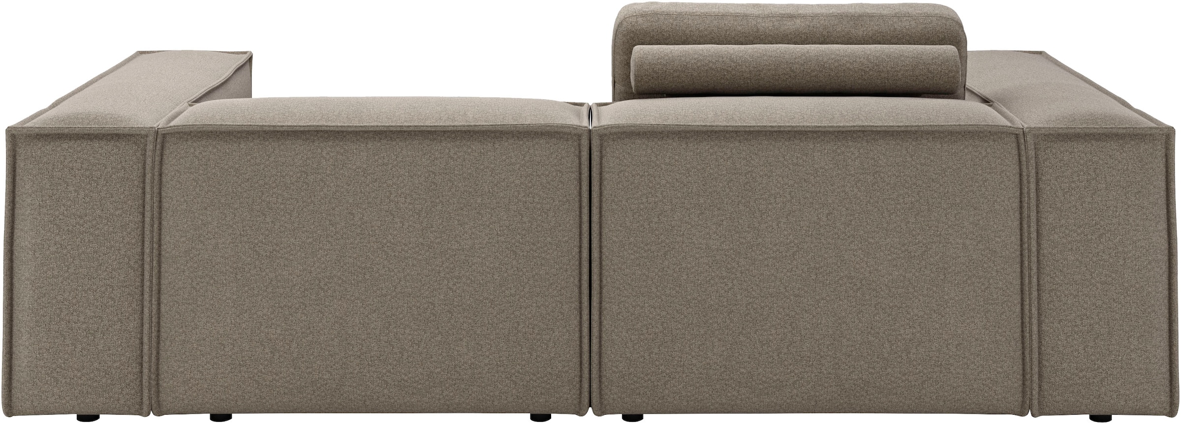 Places of Style Ecksofa »Watertown, kompakte L-Form, 246 cm breite für kleinere Räume«, modernes Ecksofa mit Feincordbezug, platzsparend & bequem