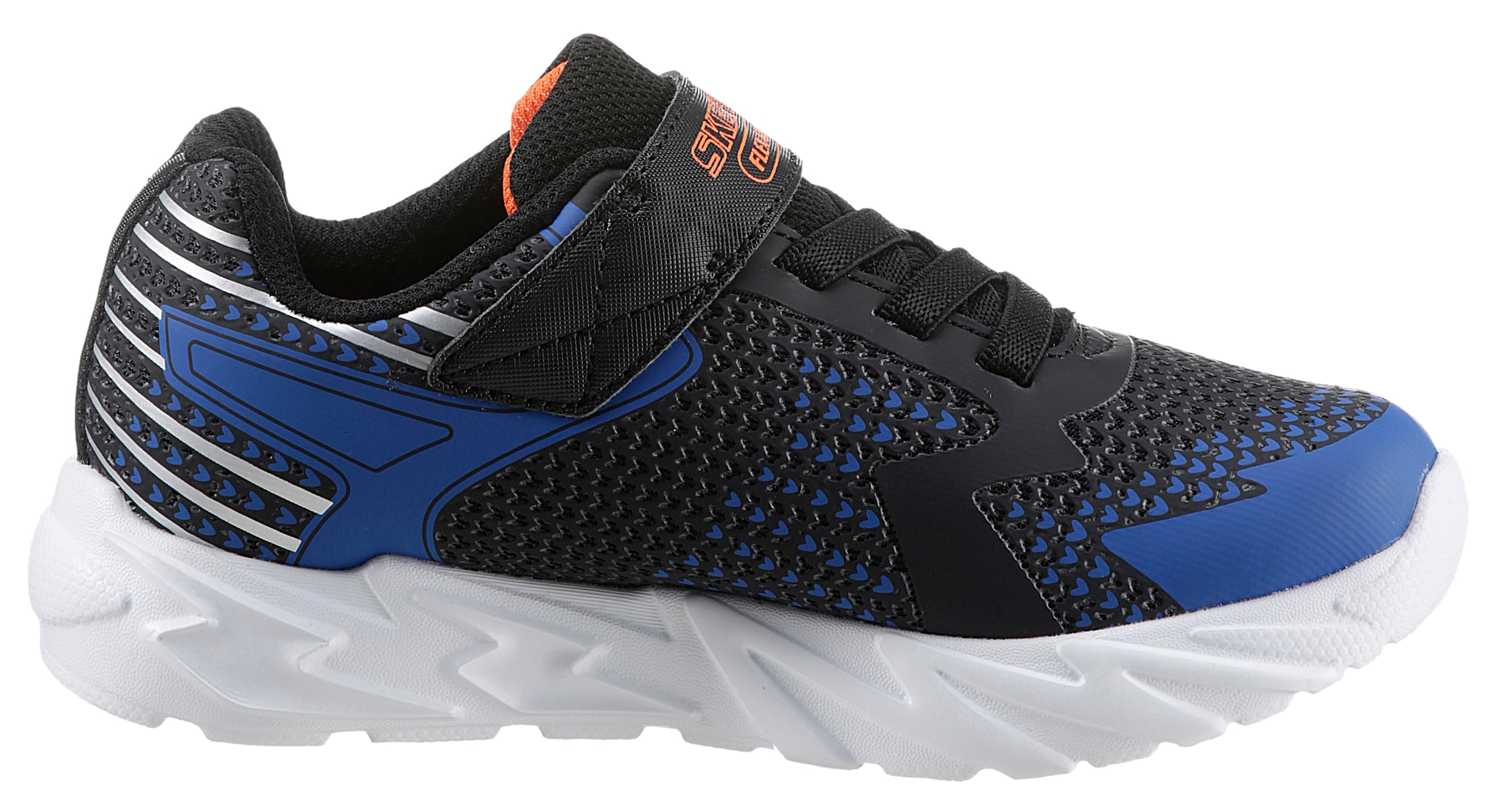 Skechers Slip-On Sneaker »FLEX-GLOW 3.0«, Sneaker, Klettschuh, Kindergartenschuh mit auffälliger Sohle