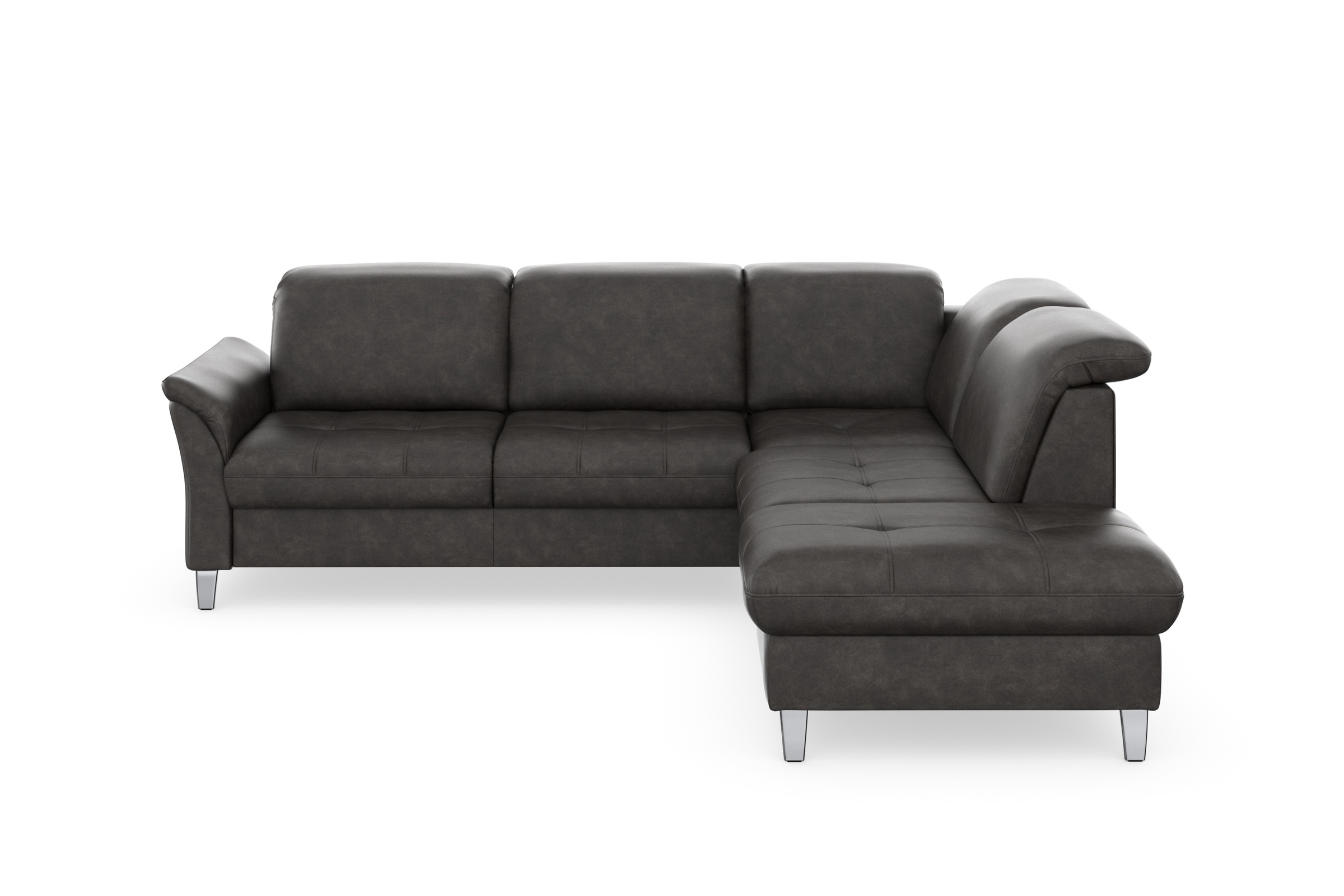 sit&more Ecksofa »Maggiore L-Form«, wahlweise mit Kopfteilverstellung, Bettfunktion und Stauraum