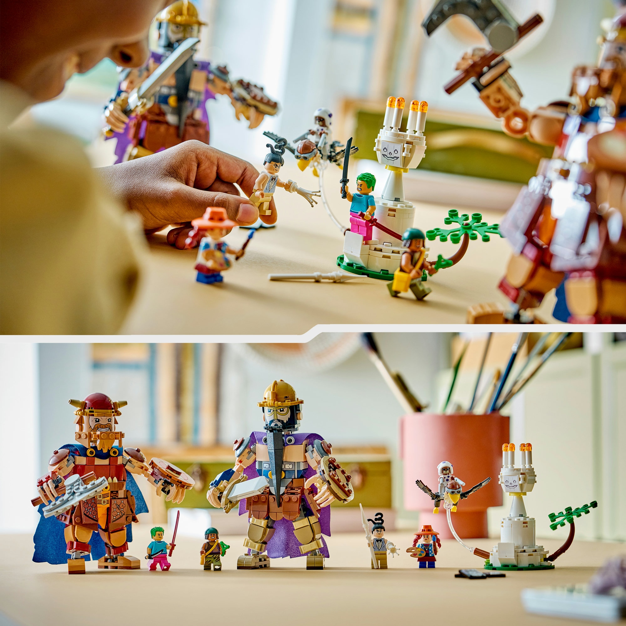 LEGO® Konstruktionsspielsteine »Woogey vs. Boogey – Riesen aus Little Garden (75644), LEGO ONE PIECE« Made in Europe