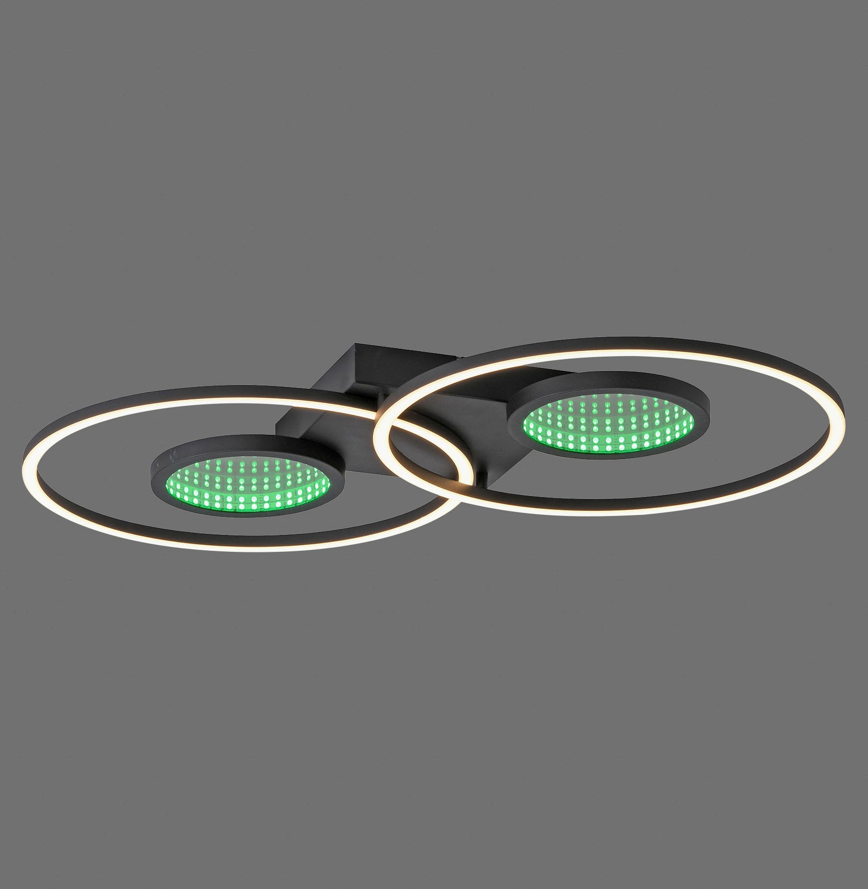 JUST LIGHT Deckenleuchte »TUNEL« LED-Board 1 Stk. warmweiß - kaltweiß