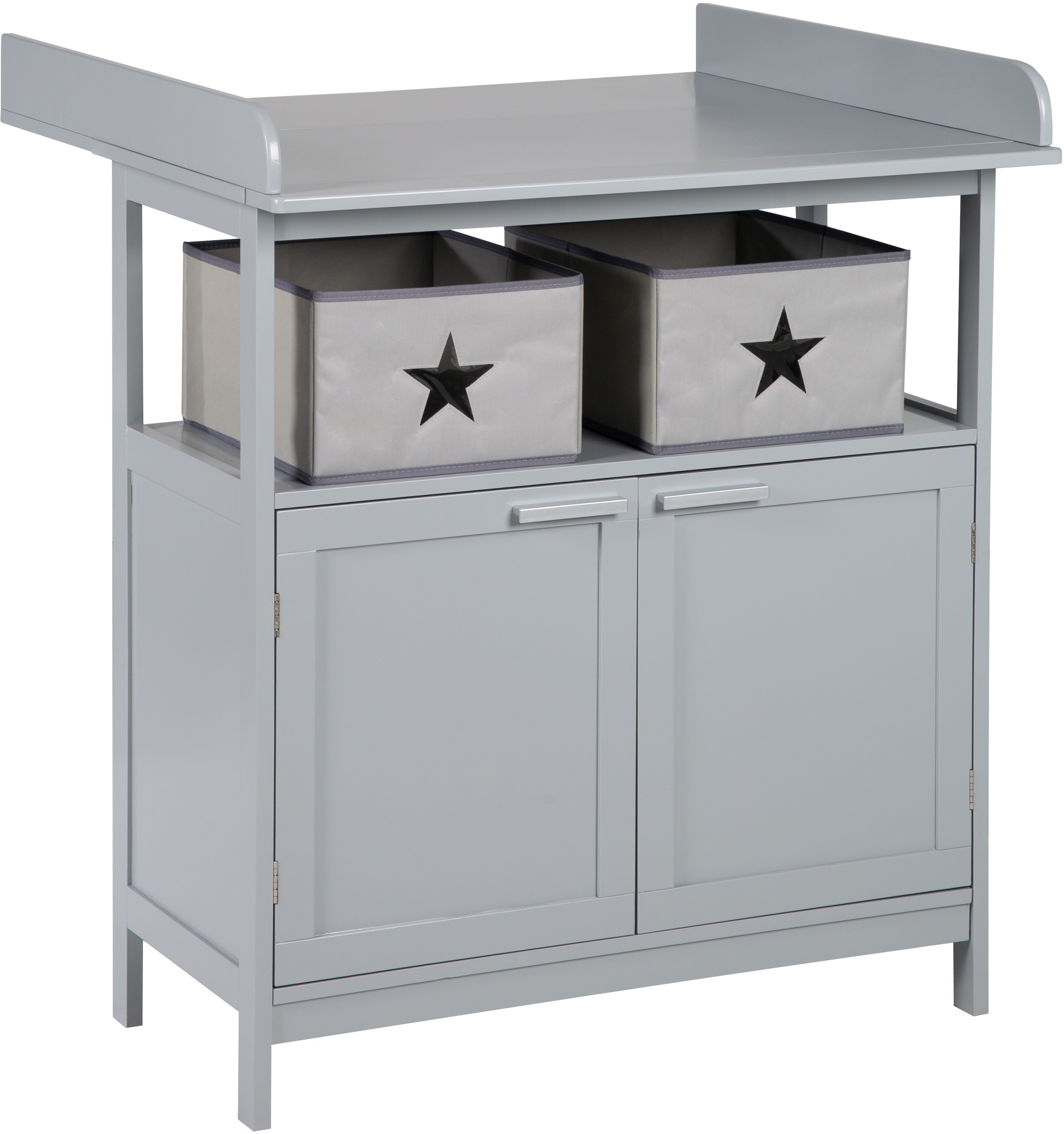 grey corner changing table