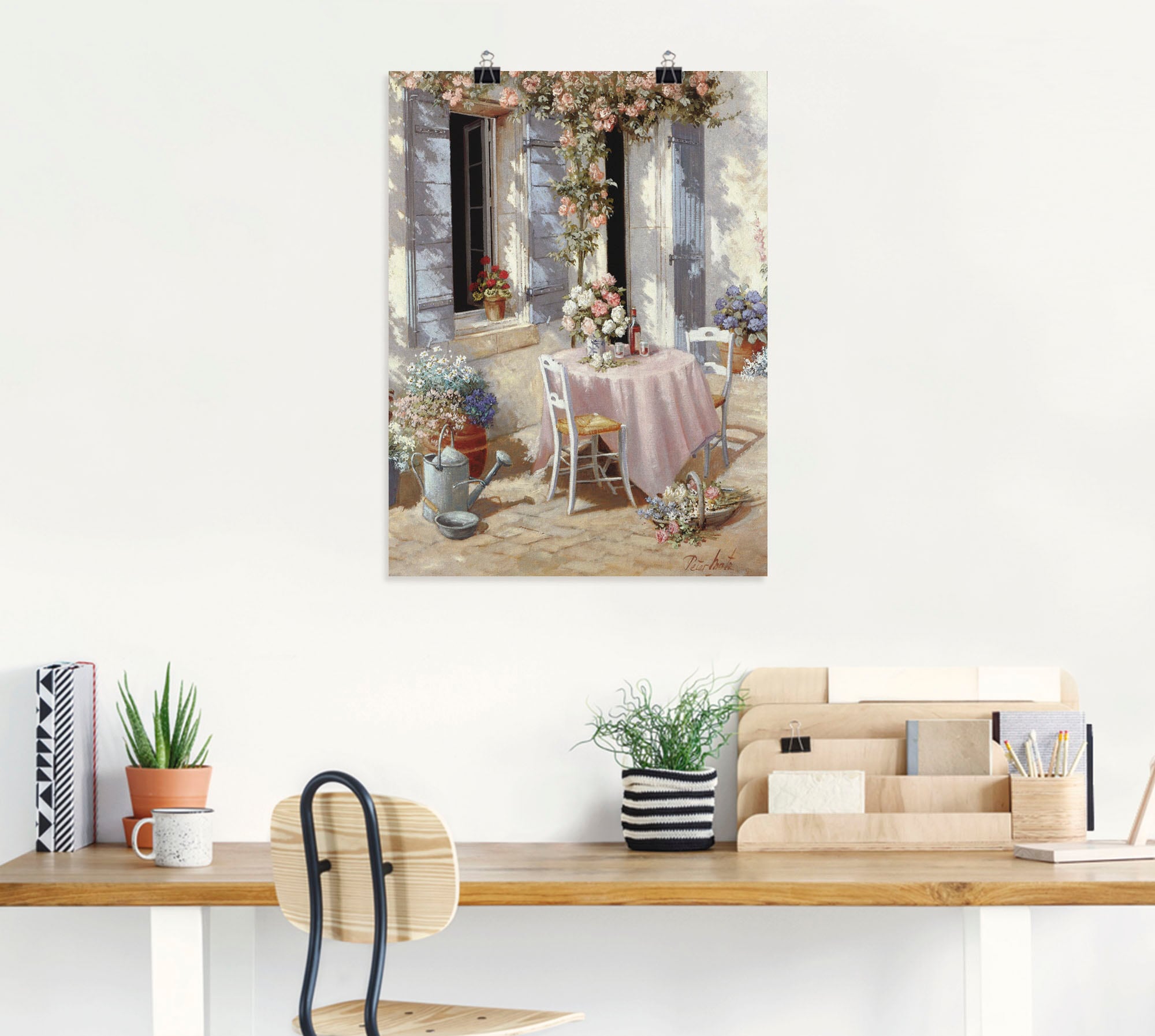 Artland Wandbild »Einladung«, Garten, (1 St.), als Leinwandbild, Poster in verschied. Größen