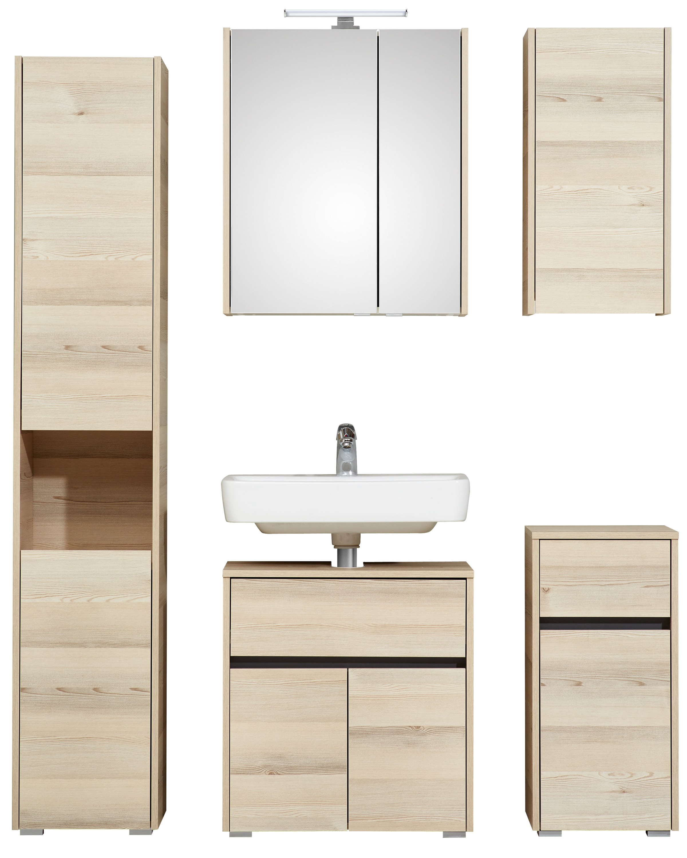 Saphir Badmöbel-Set »Quickset 393« Komplett-Set, 5 Stk. tlg.