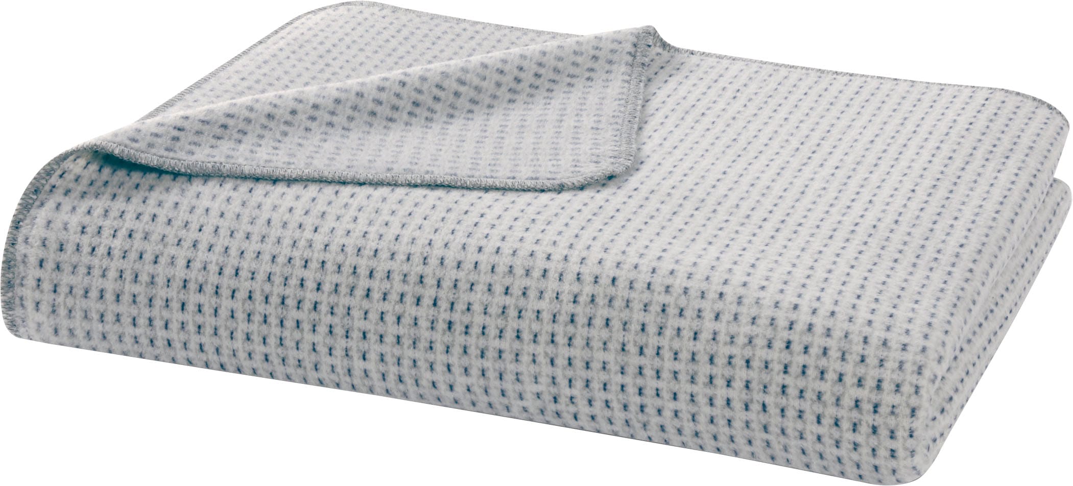 Biederlack Wohndecke »Recover Grey«, aus recycelter Baumwolle und PET-Flaschen, Kuscheldecke