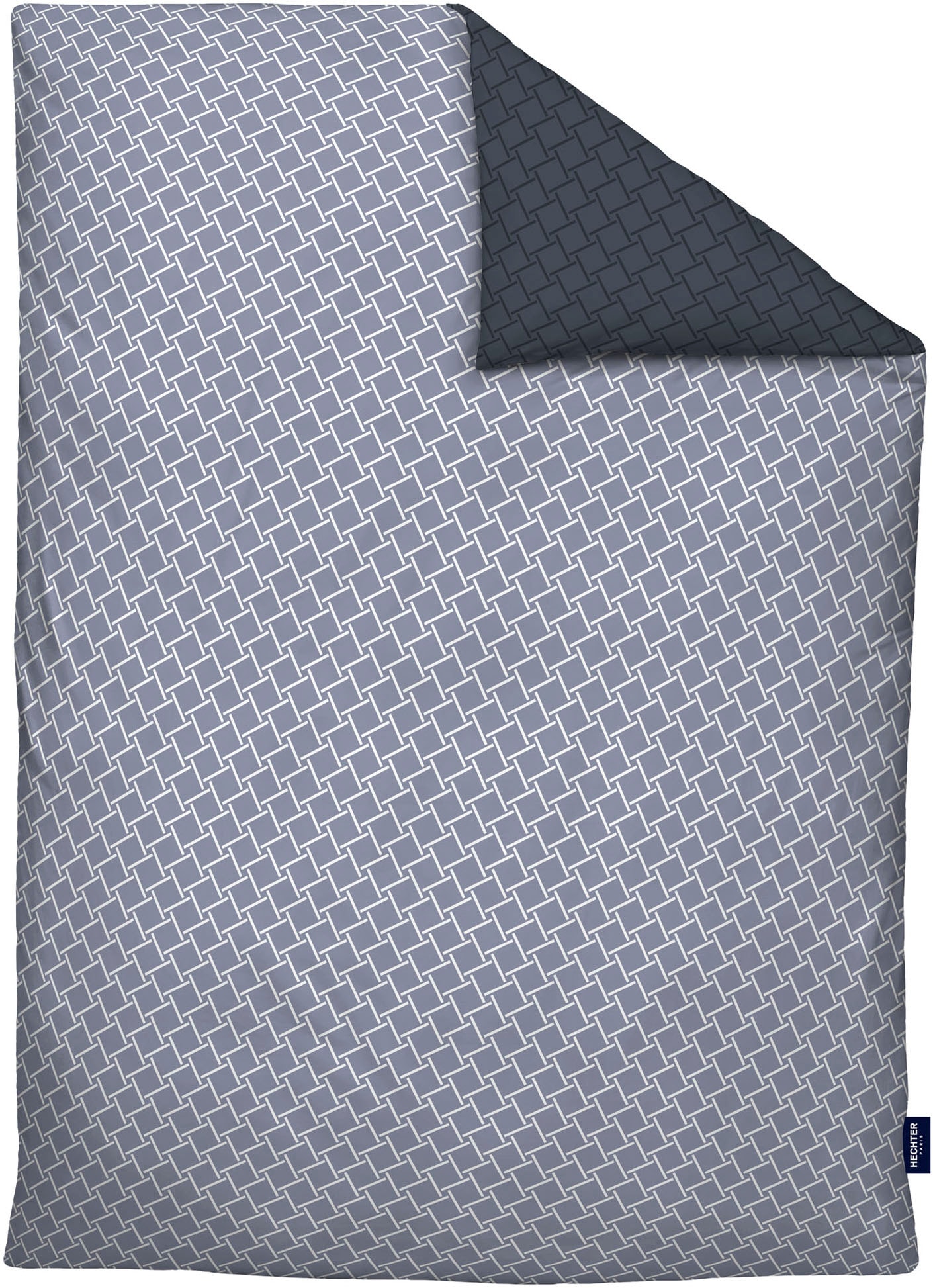 HECHTER PARIS Wendebettwäsche »0061311« 2 Stk. tlg. feiner Glanz + weicher Griff,100% Baumwolle, Stehsaum, gesticktes LOGO