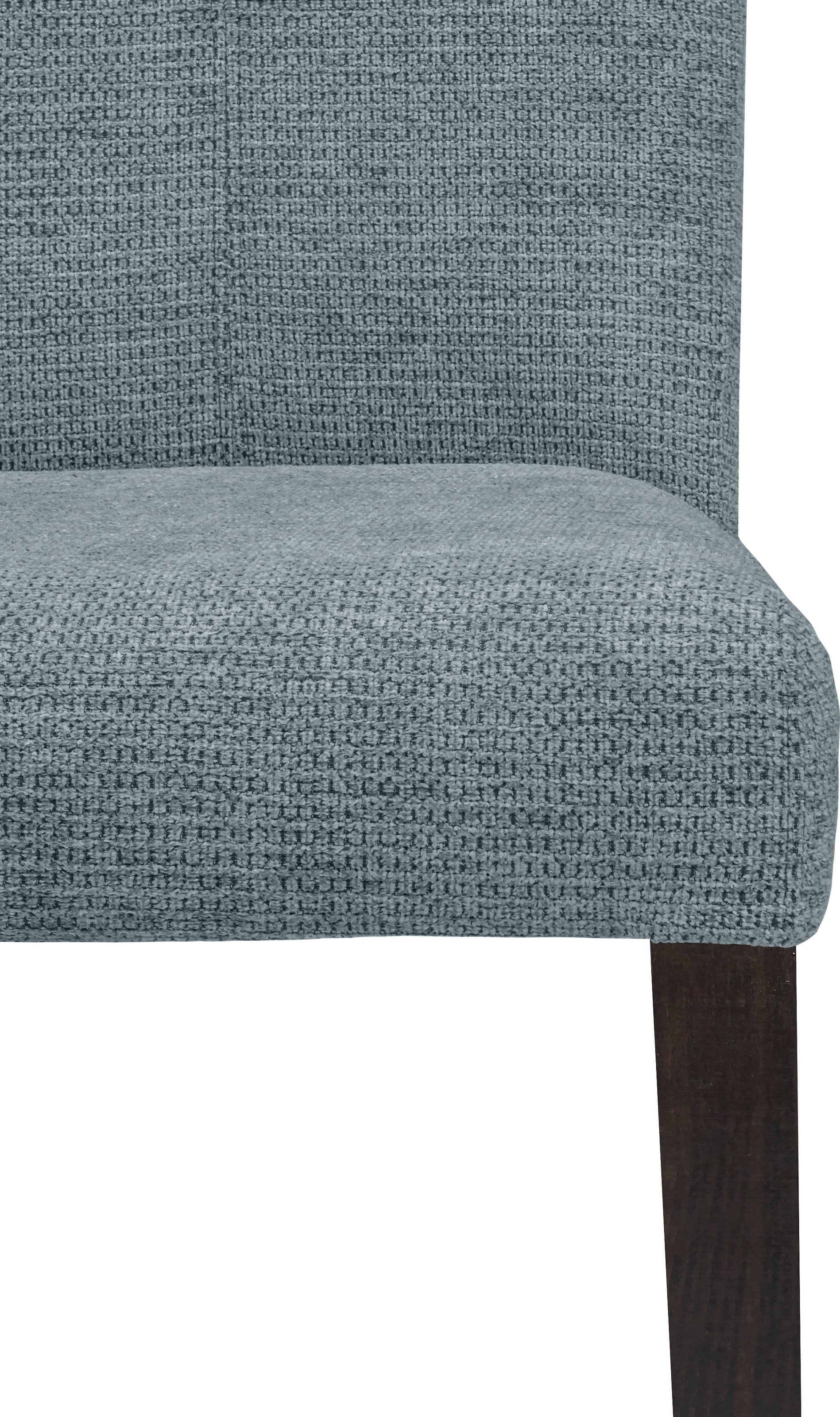 Home affaire 4-Fußstuhl »Aspen«, (Set), 2 St., Softstruktur, Beine aus massiver Buche, wengefarben lackiert