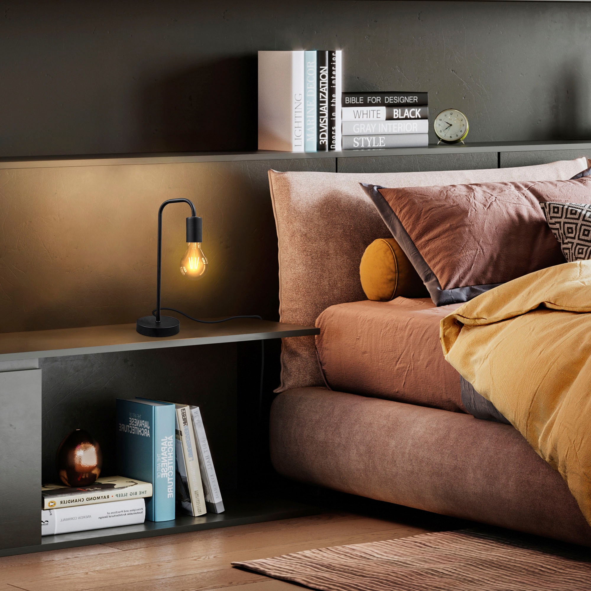B.K.Licht Stehlampe und Tischleuchte im Set