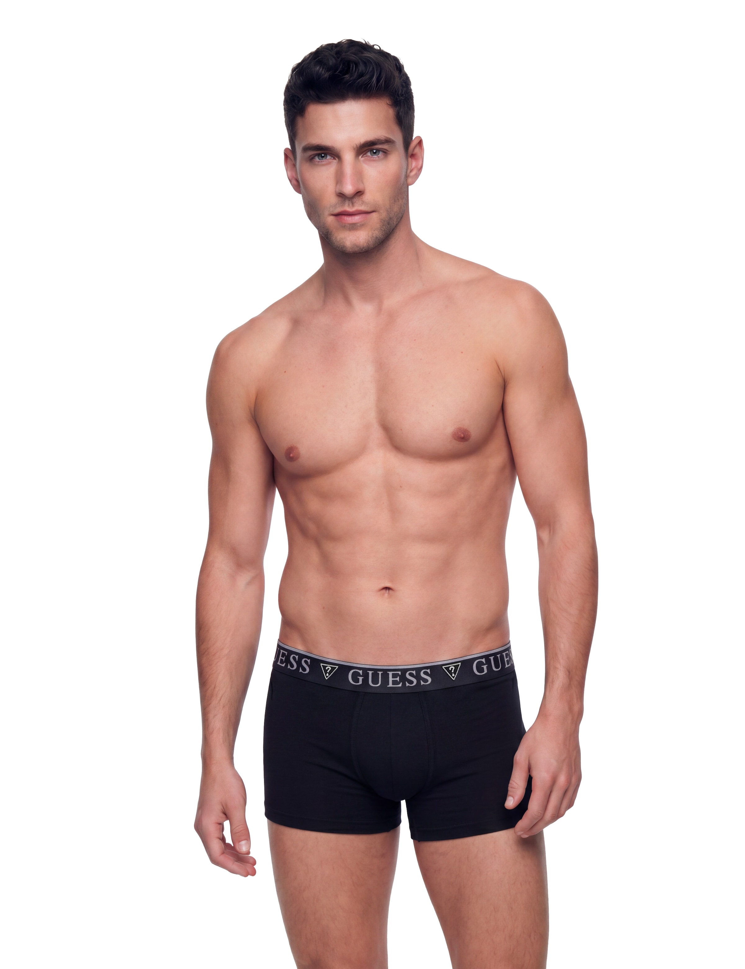 Guess Boxershorts »NJFMB BOXER TRUNK 5 PACK« Packung, 3 Stk. mit Logobund