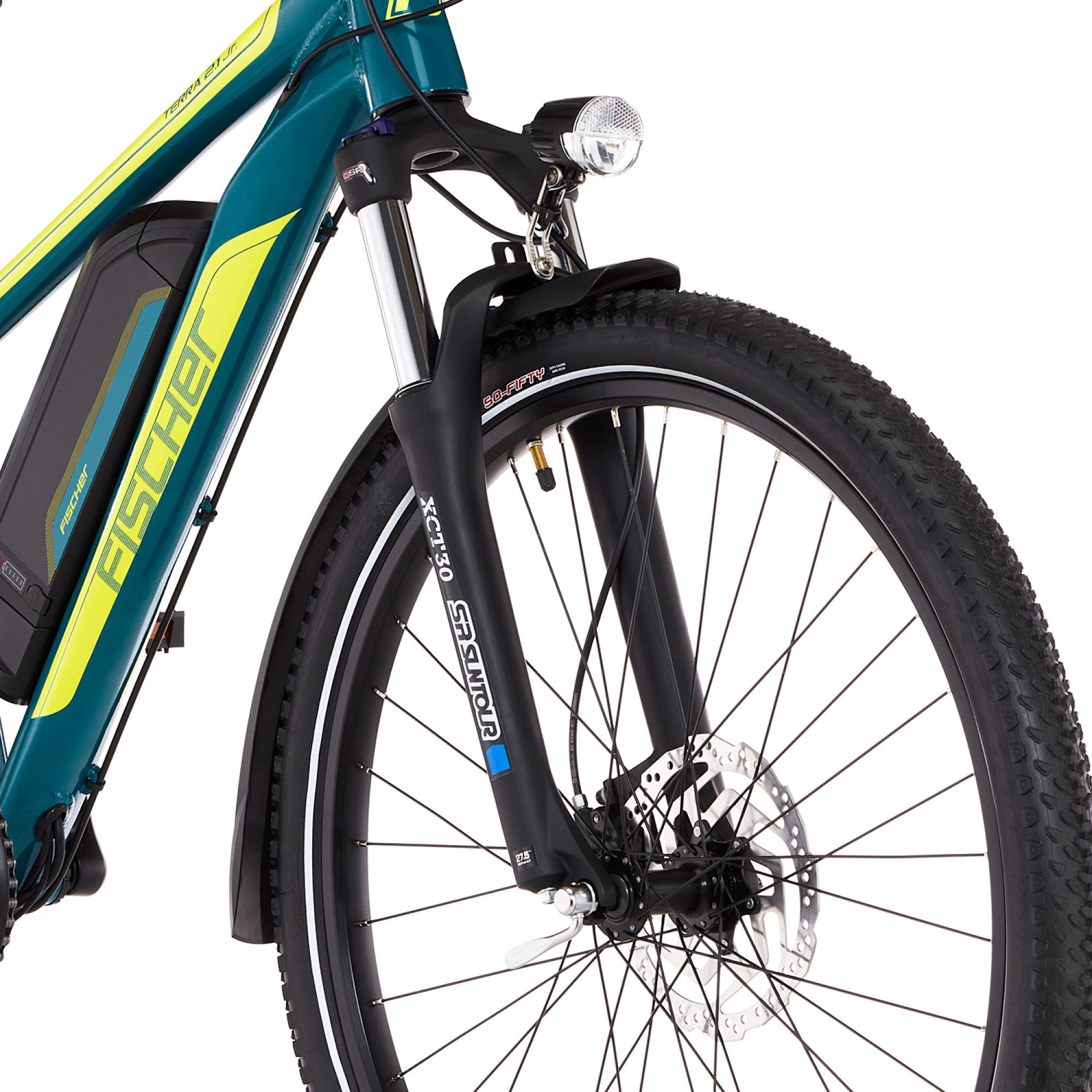 FISCHER Fahrrad E-Bike »TERRA 2.1 Junior 422«, 8 Gang, (mit Akku-Ladegerät-mit Werkzeug)