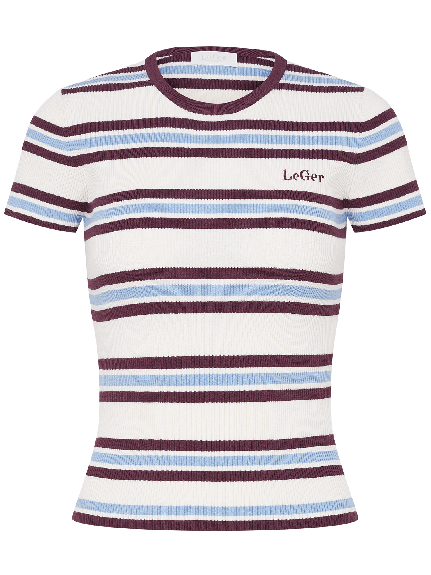 LeGer T-Shirt »Danielle, LeGer by Lena Gercke« schmale Passform, mehrfarbig geringelt