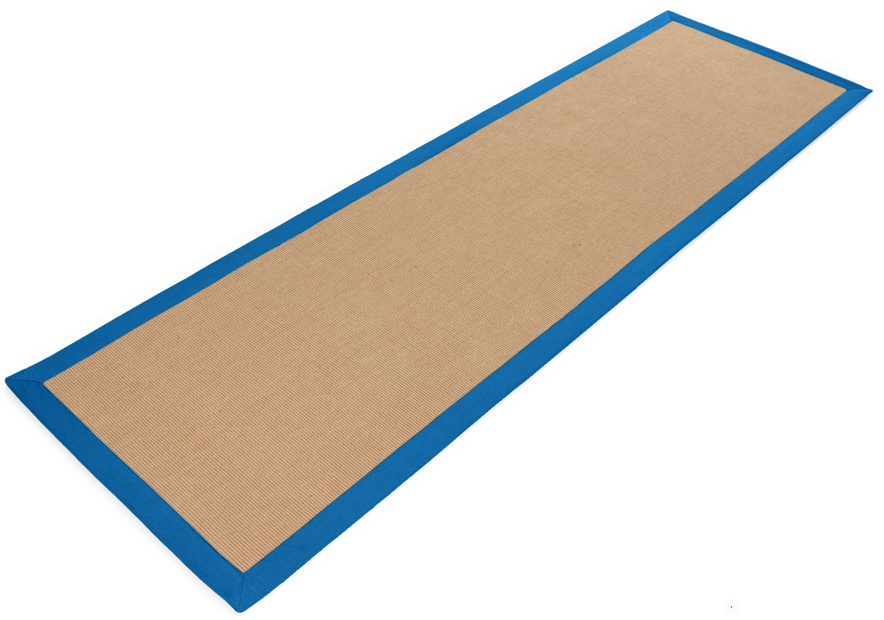 carpetfine Läufer »Sisal«, rechteckig, 5 mm Höhe, mit farbiger Bordüre, Anti Rutsch Rückseite