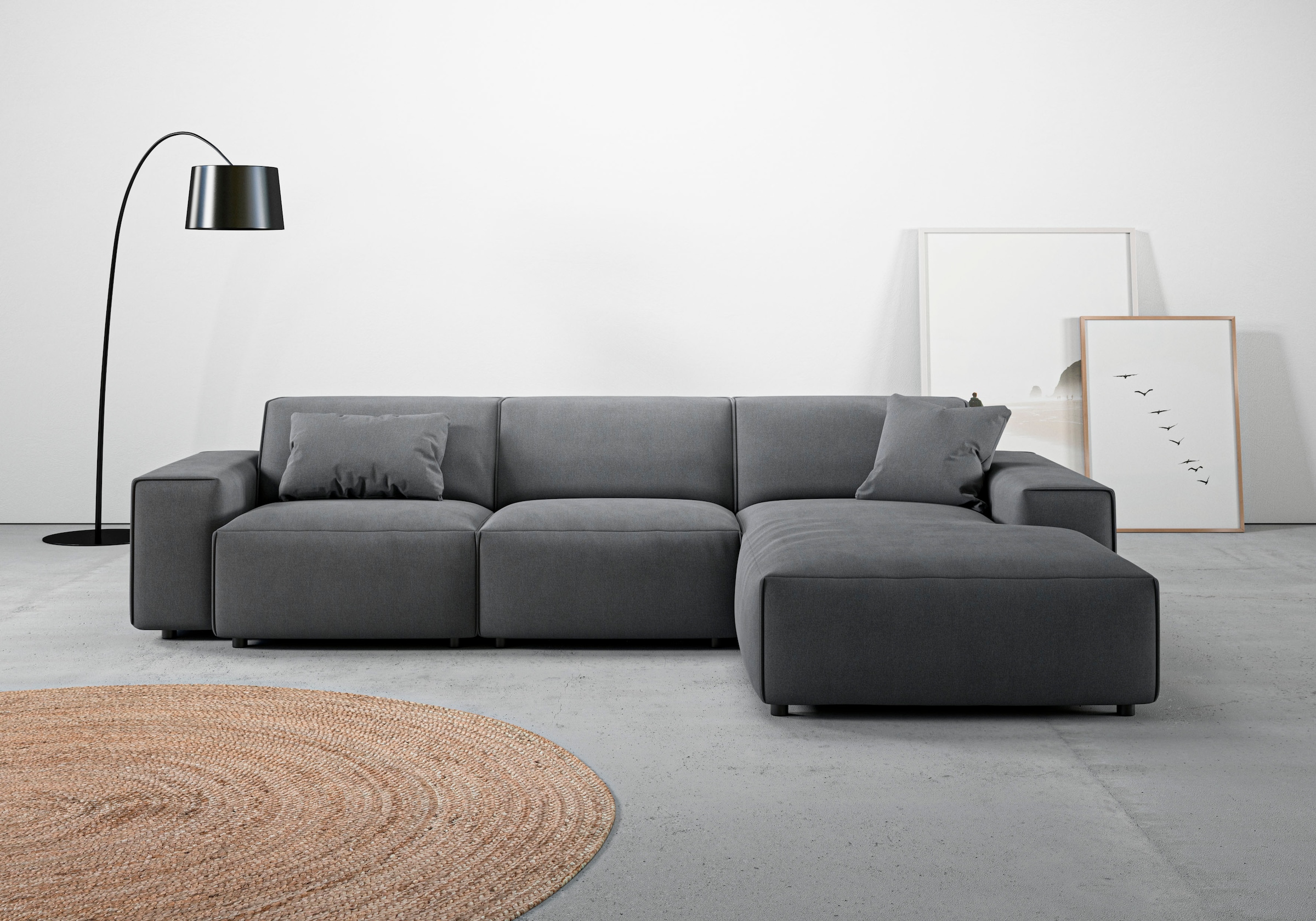 andas Ecksofa »Glimminge auch in Breitcord, Feincord, Bouclé + Easy care-Be günstig online kaufen