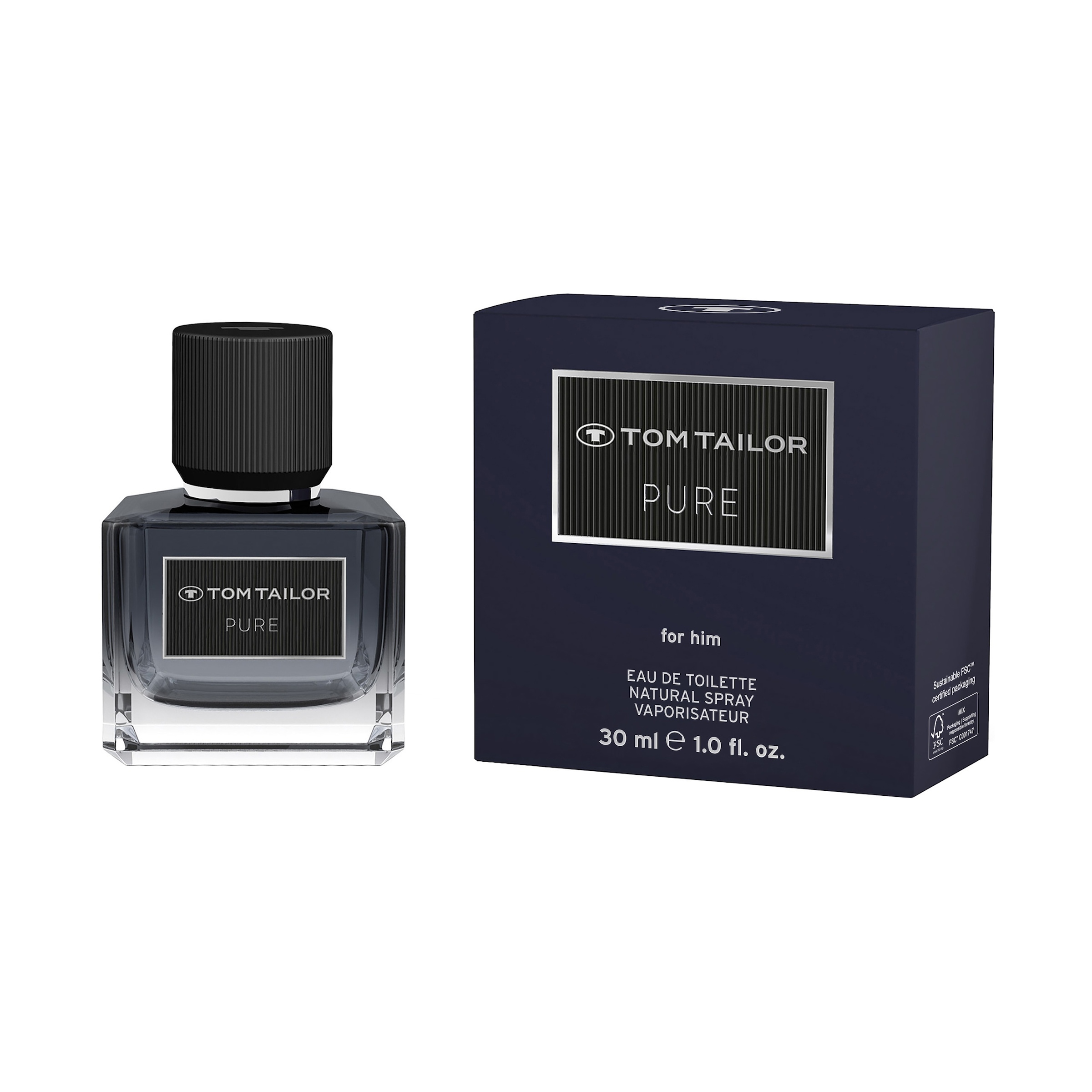 TOM TAILOR Eau de Toilette »PURE FOR HIM« EdT 30 ml Man