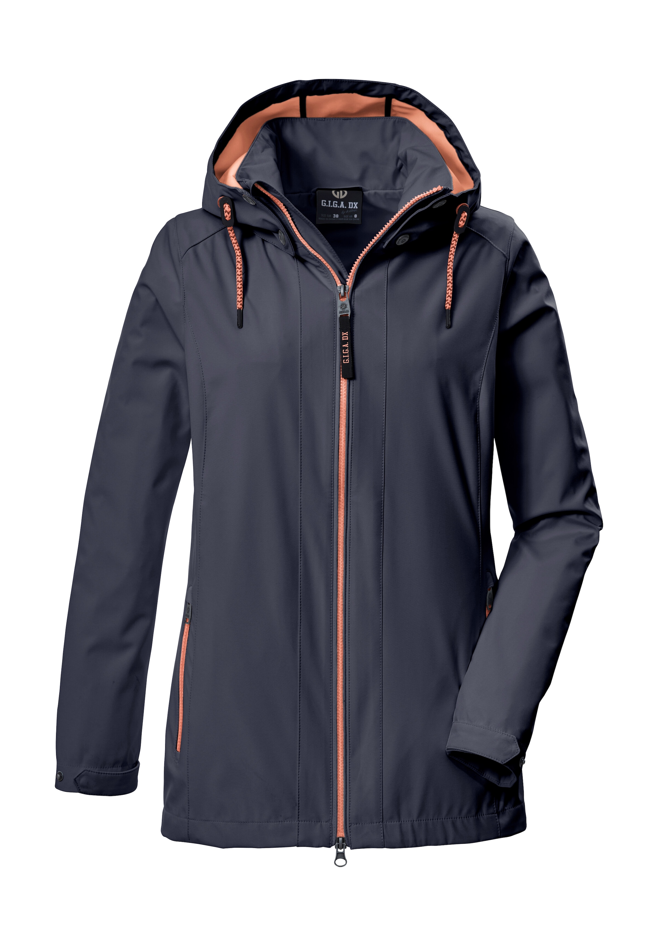 G.I.G.A. DX by killtec Softshelljacke »GS 96 WMN SFTSHLL JCKT« Wasserabweisende Softshelljacke mit abnehmbarer Kapuze