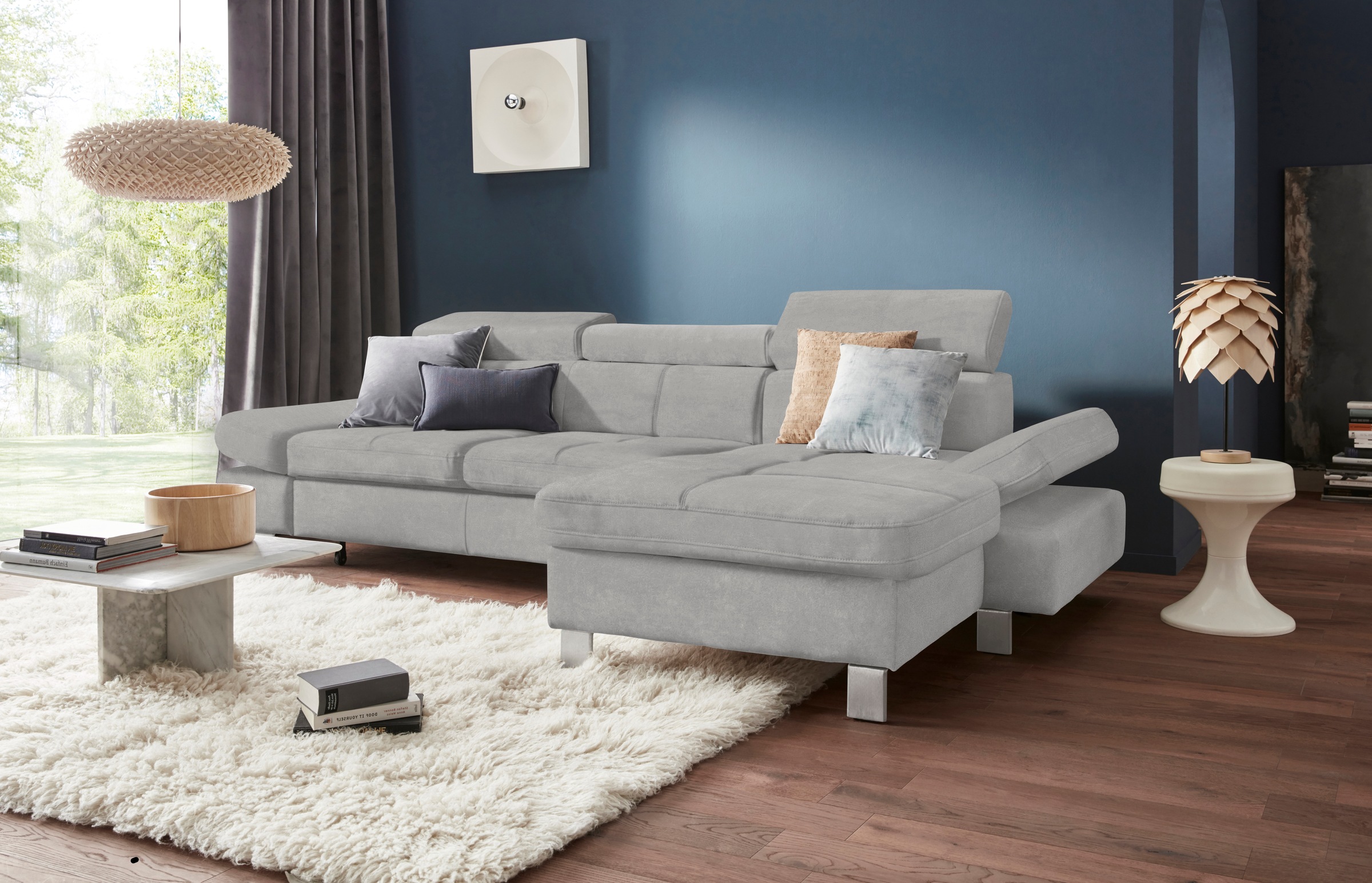 exxpo - sofa fashion Ecksofa »Fiji, hochwertige Detailverarbeitung im Sitz günstig online kaufen