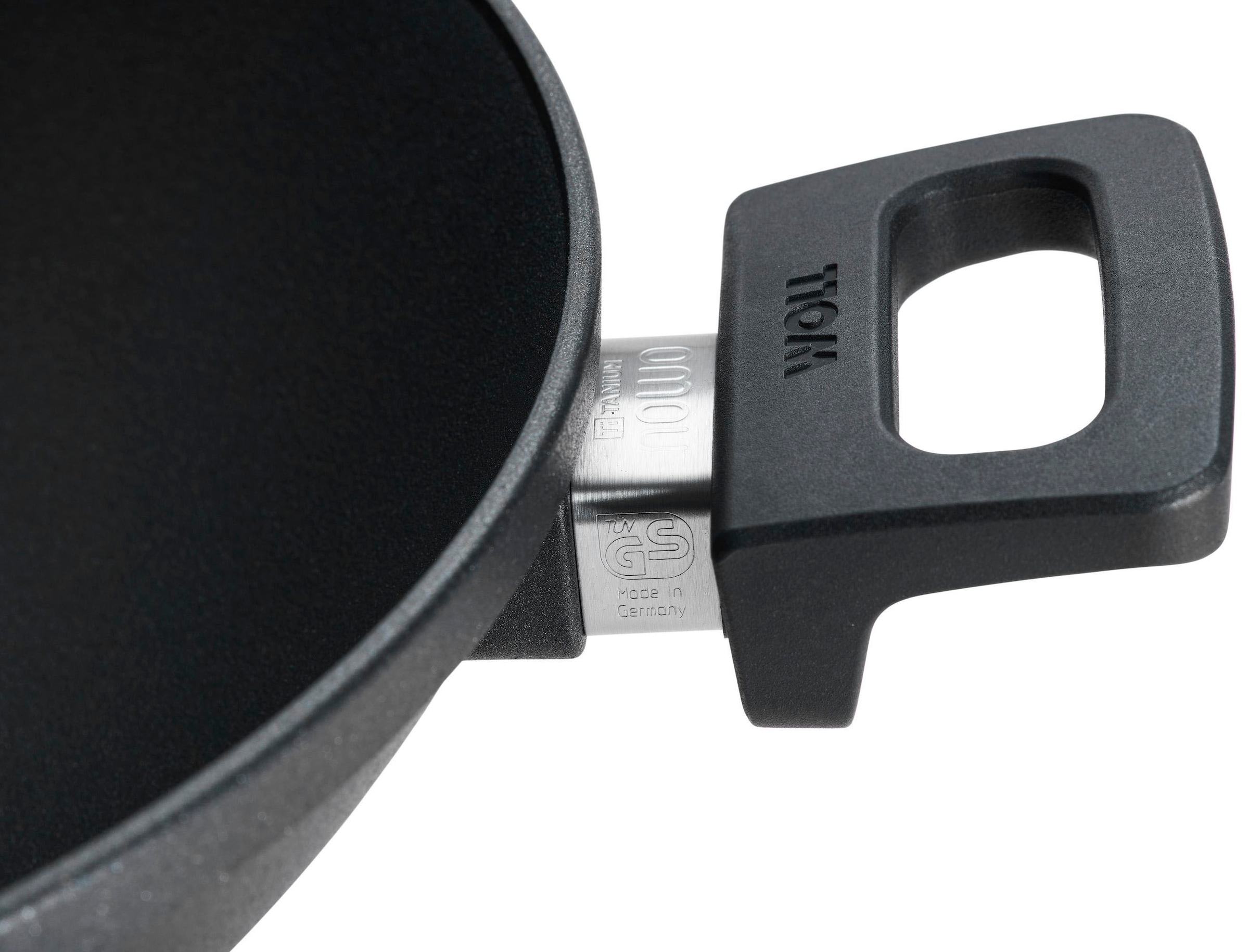 WOLL MADE IN GERMANY Wok »Nowo«, Aluminiumguss, (1 tlg.), von Hand gegossen, Ø 32 cm, Induktion, Made in Germany