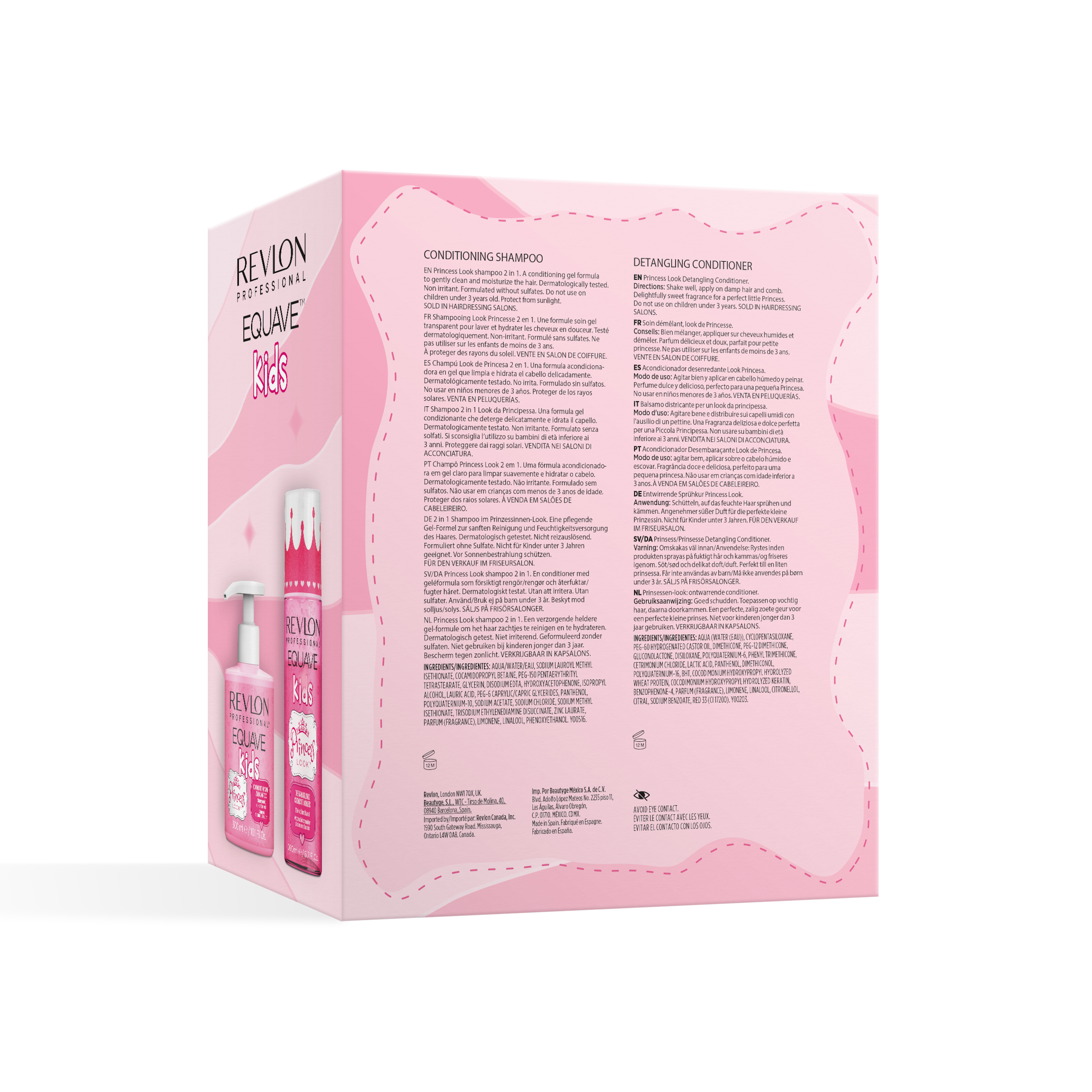 REVLON PROFESSIONAL Haarpflege-Set »Kids Princess Look Shampoo & Conditioner Pack 300ml + 200ml« Limited Edition