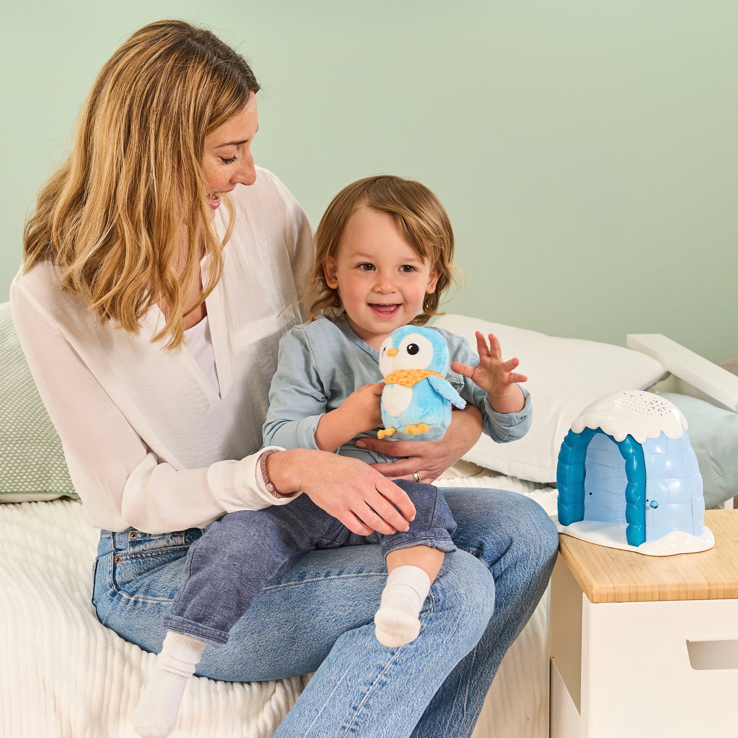 Vtech® Nachtlicht »2-in-1 Sternenlicht-Pinguin«, mit Projektor und Soundfunktion