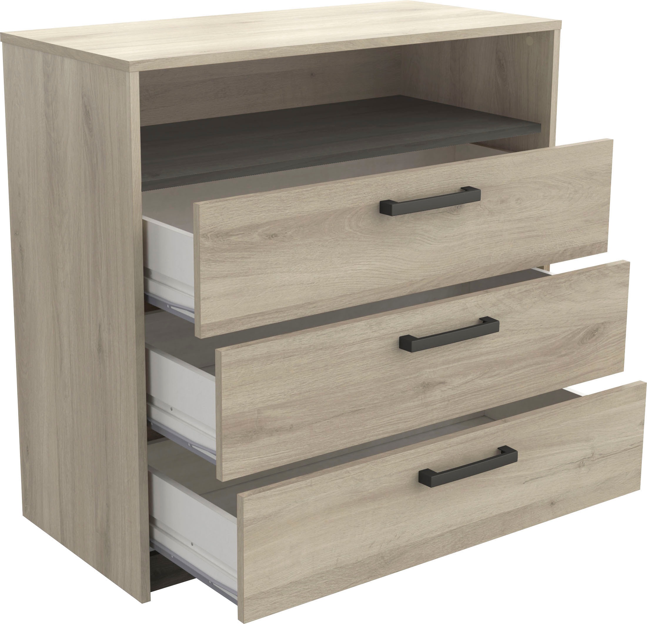 Demeyere GROUP Kombikommode »Watson«, Schubkatenkommode 3 Schubladen 1 Niche