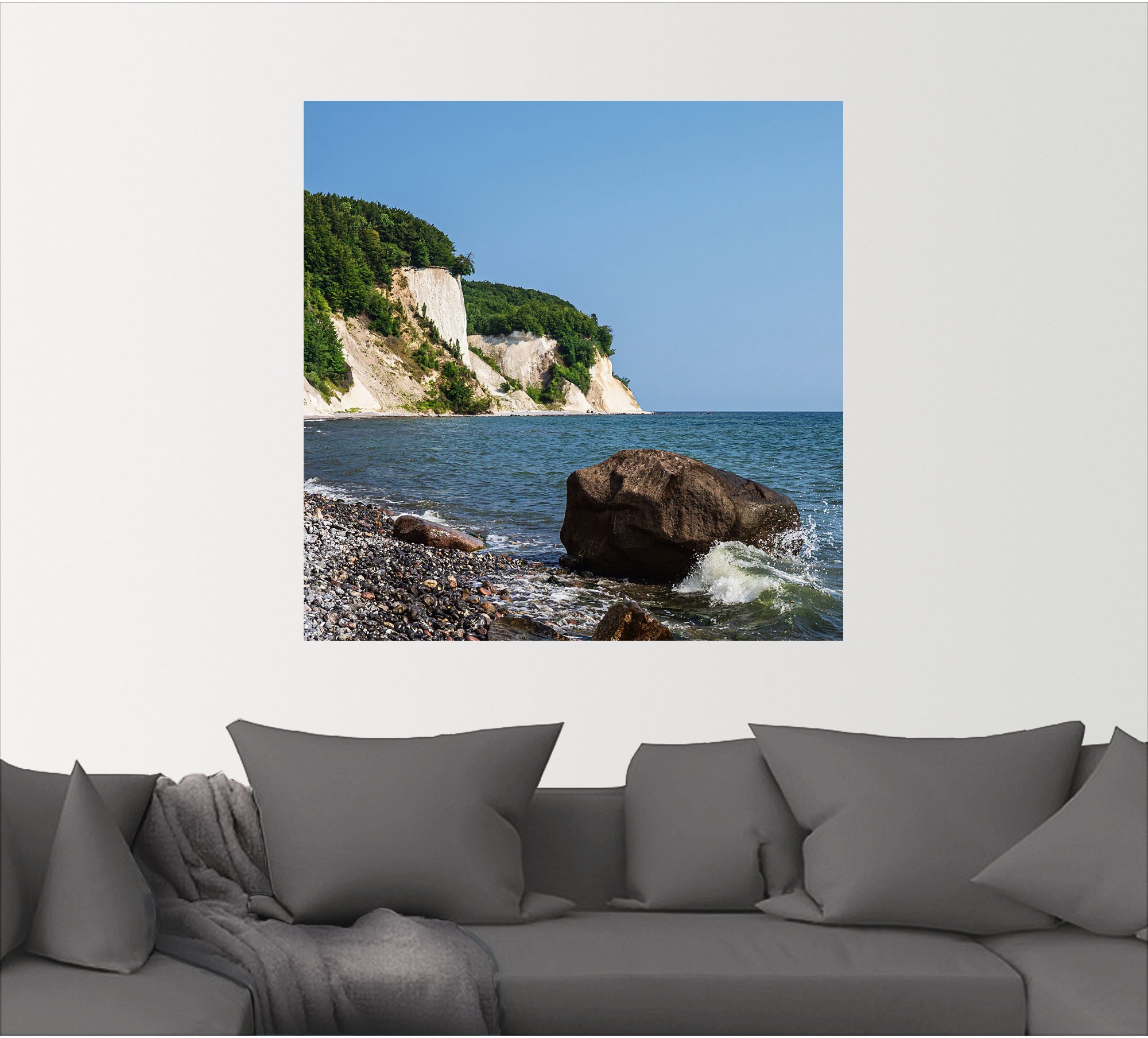 Artland Wandfolie »Kreidefelsen an der Küste der Ostsee II«, Küstenbilder, (1 St.), selbstklebend