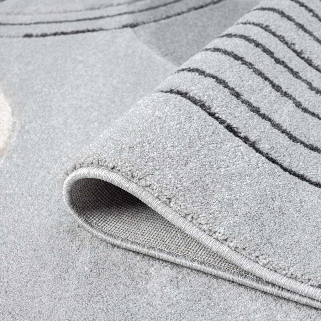 Carpet City Teppich »BONITO 7157«, rechteckig, 11 mm Höhe, Läufer, Flachflor, Hochtief-Muster/ 3D-Effekt, Geo-Muster, Wohnzimmer