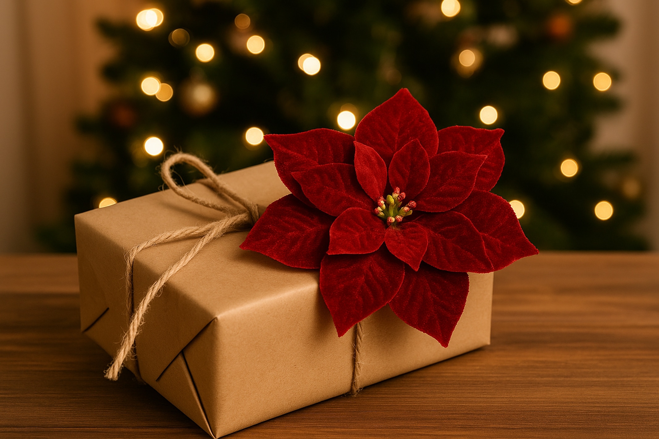 I.GE.A. Kunstblume »Samt-Poinsettia«