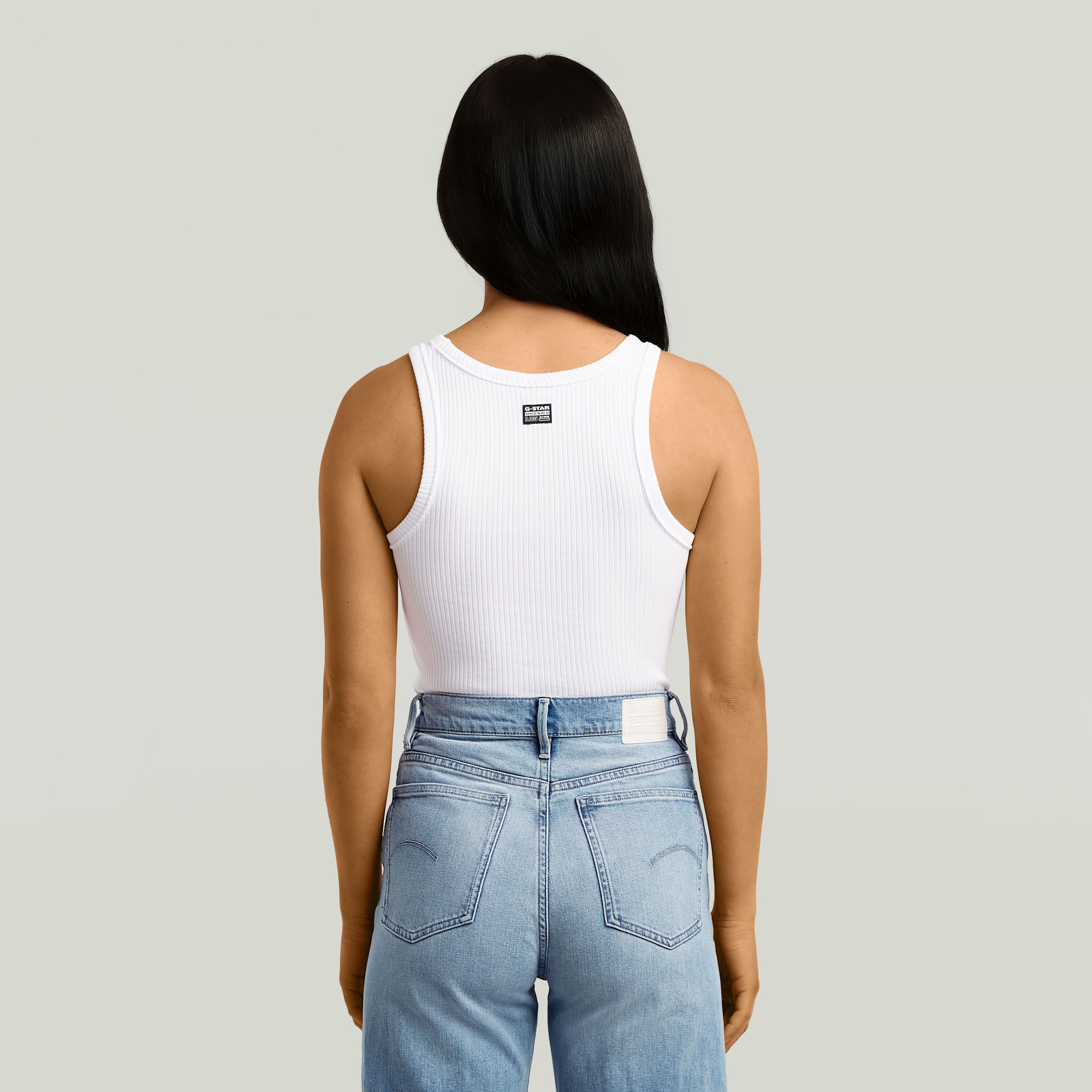G-STAR Tanktop »Ribbed Tanktop«, mit breiten Trägern
