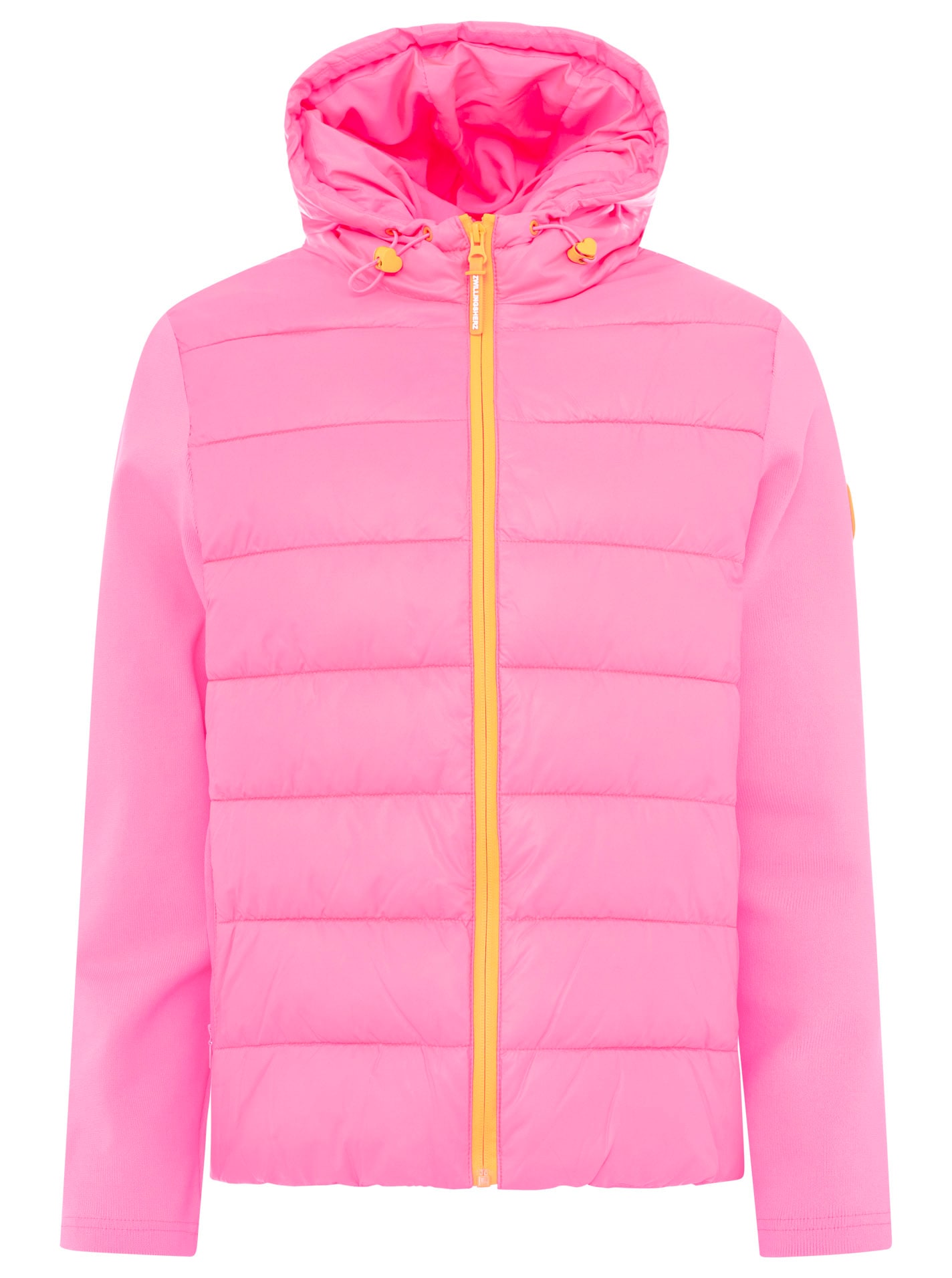 Zwillingsherz Steppjacke »„Good Vibes“« gesteppte Partien vorne und hinten, seitliche Einsätze elastisch