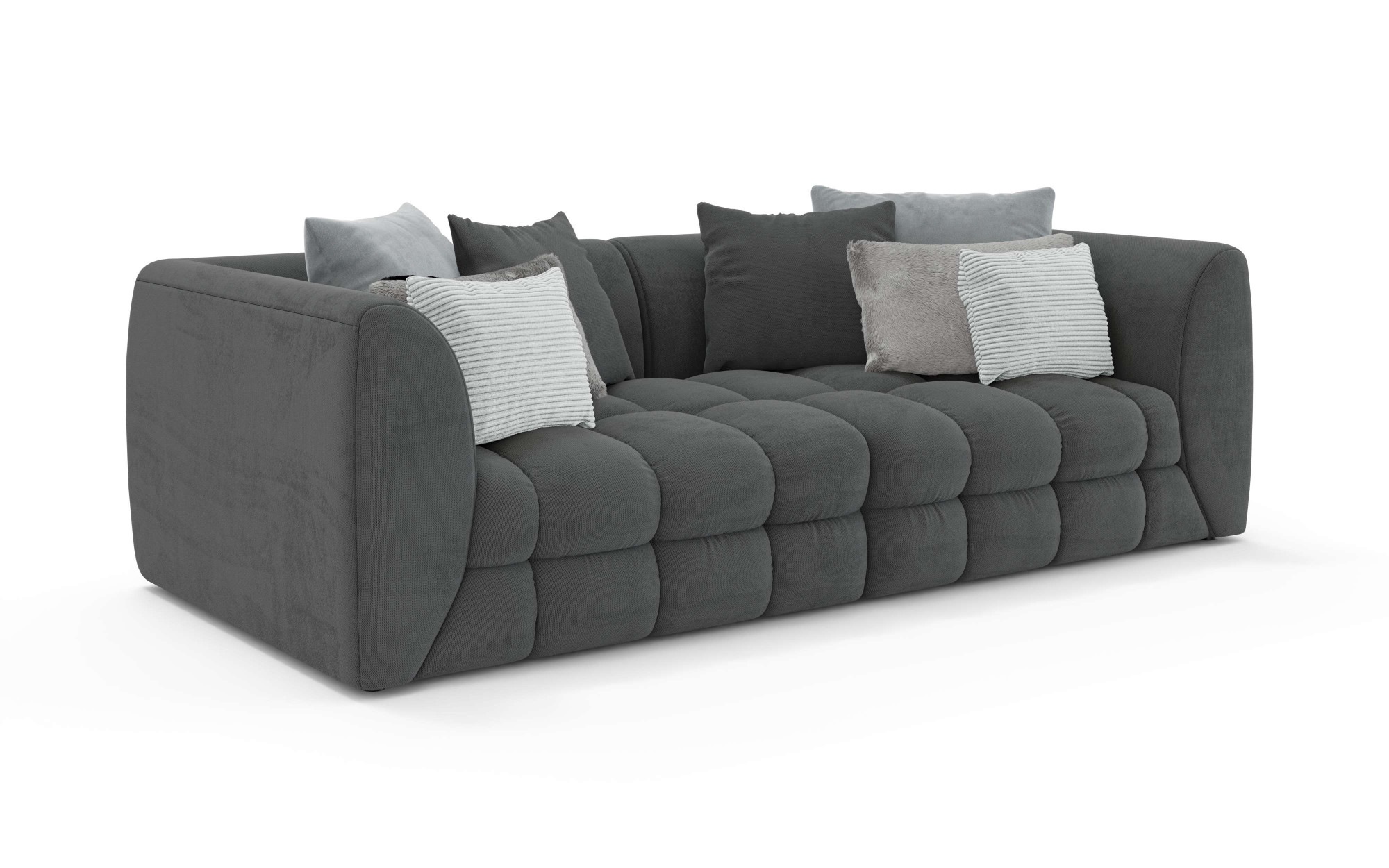 s.Oliver Big-Sofa »COBBO 3-Sitzer Design-Sofa Bubble-Optik, Maße B/T/H: 259 günstig online kaufen