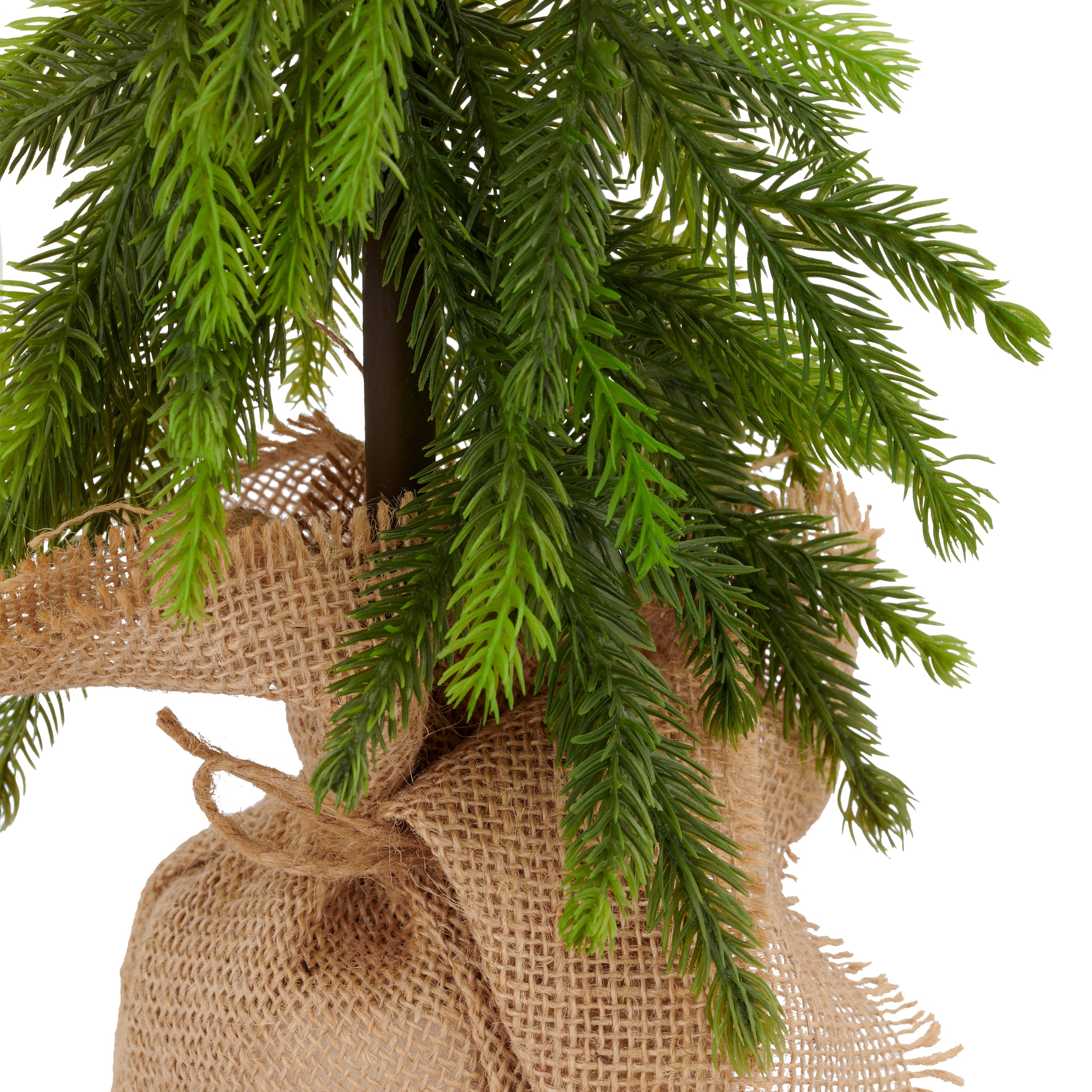 Creativ green Winterliche Kunstpflanze »Tannenbäumchen« im Set aus 2 Größen