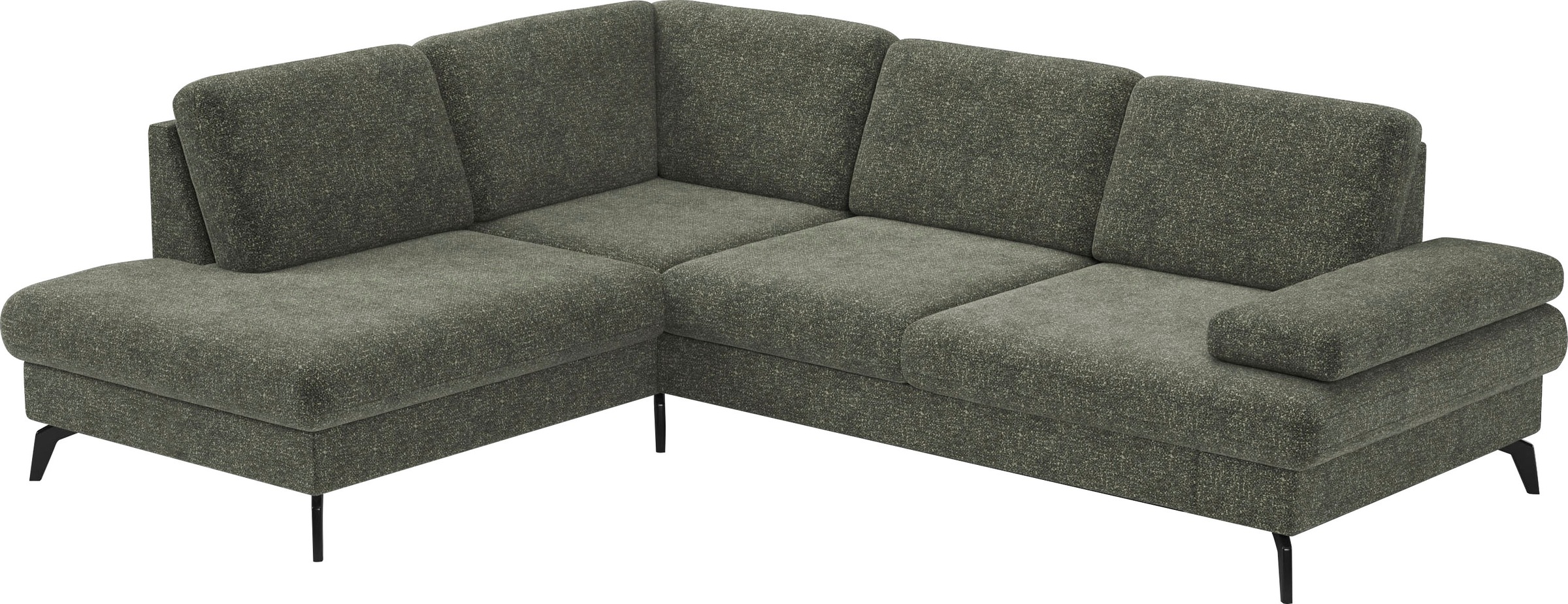 sit&more Ecksofa »Morris L-Form, inkl. Sitztiefenverstellung«, wahlweise mit Armteilverstellung, Bettfunktion & Bettkasten
