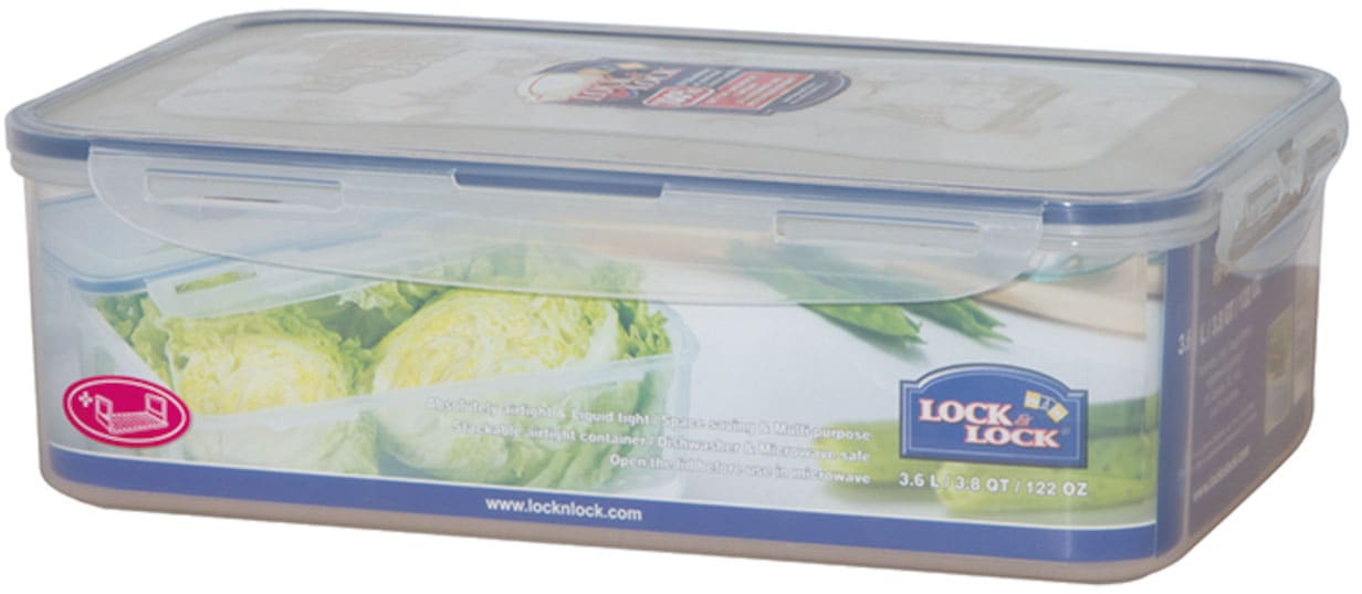 LOCK & LOCK Vorratsdose, (1 tlg.), rechteckig, 3,6 l mit Serviereinsatz günstig online kaufen