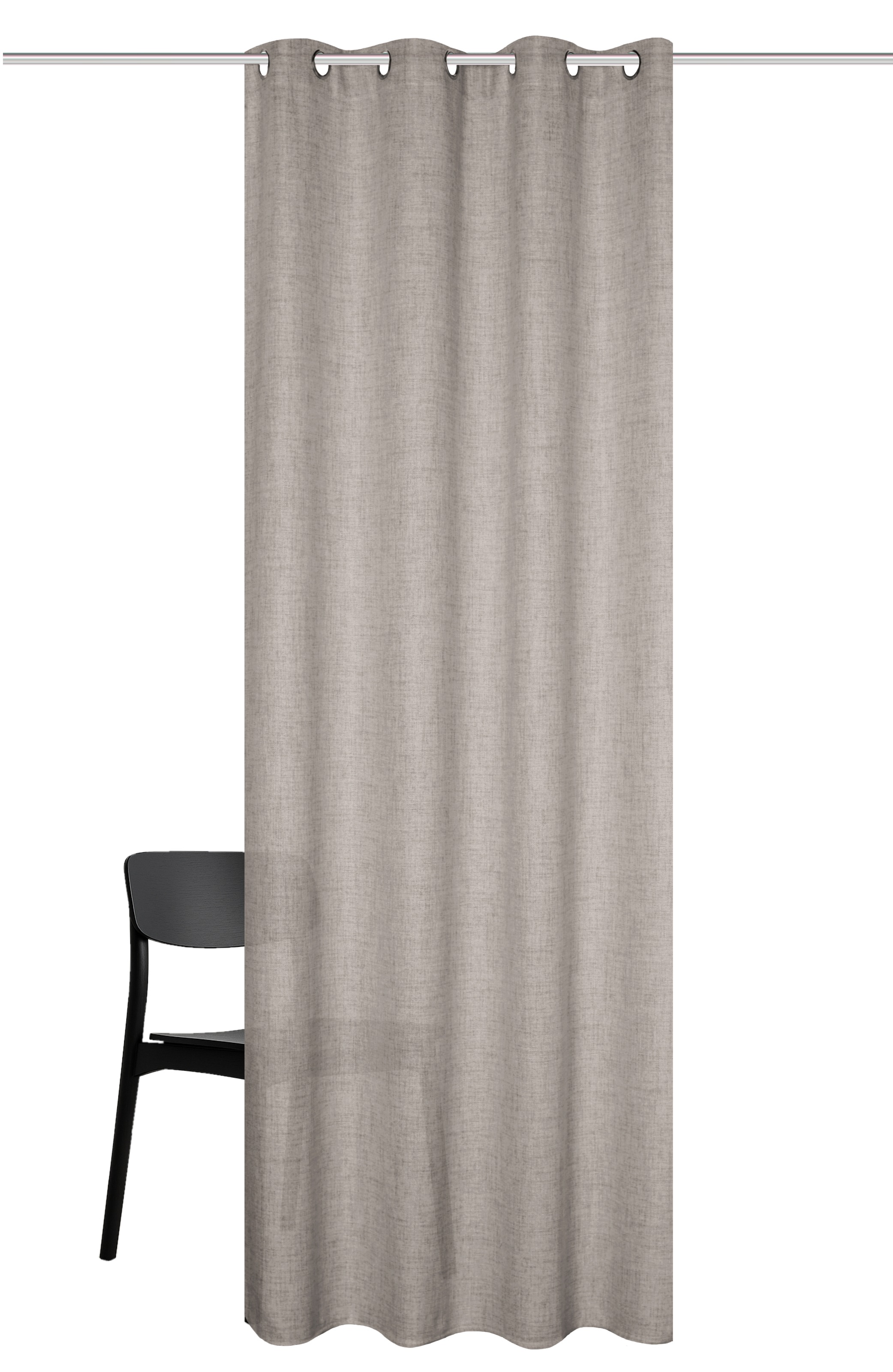 HOME WOHNIDEEN Vorhang »LINORA« Ösen 1 Stk. tlg. Uni