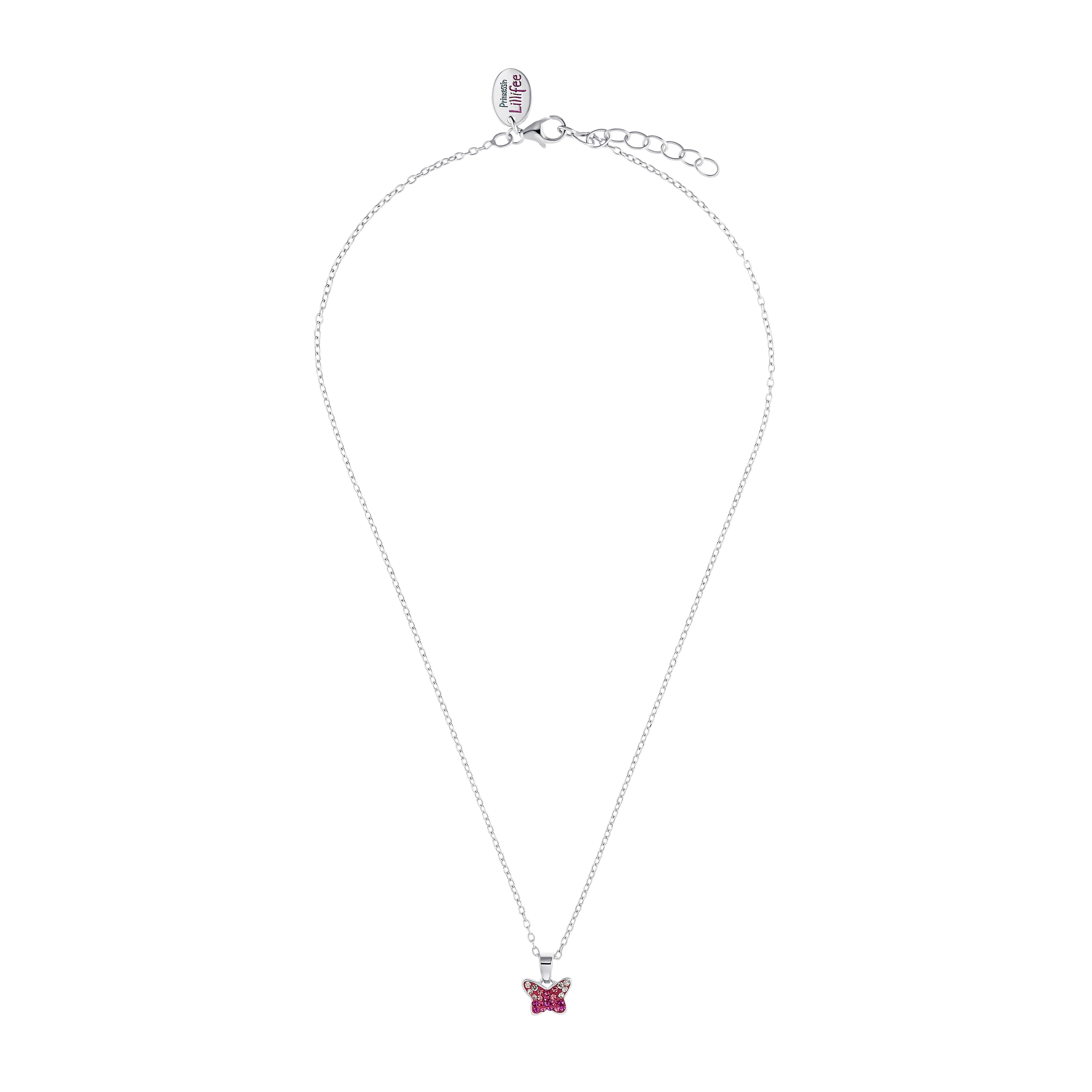 Prinzessin Lillifee Kette mit Anhänger »Schmetterling, 2034009«, mit Preciosa Crystal