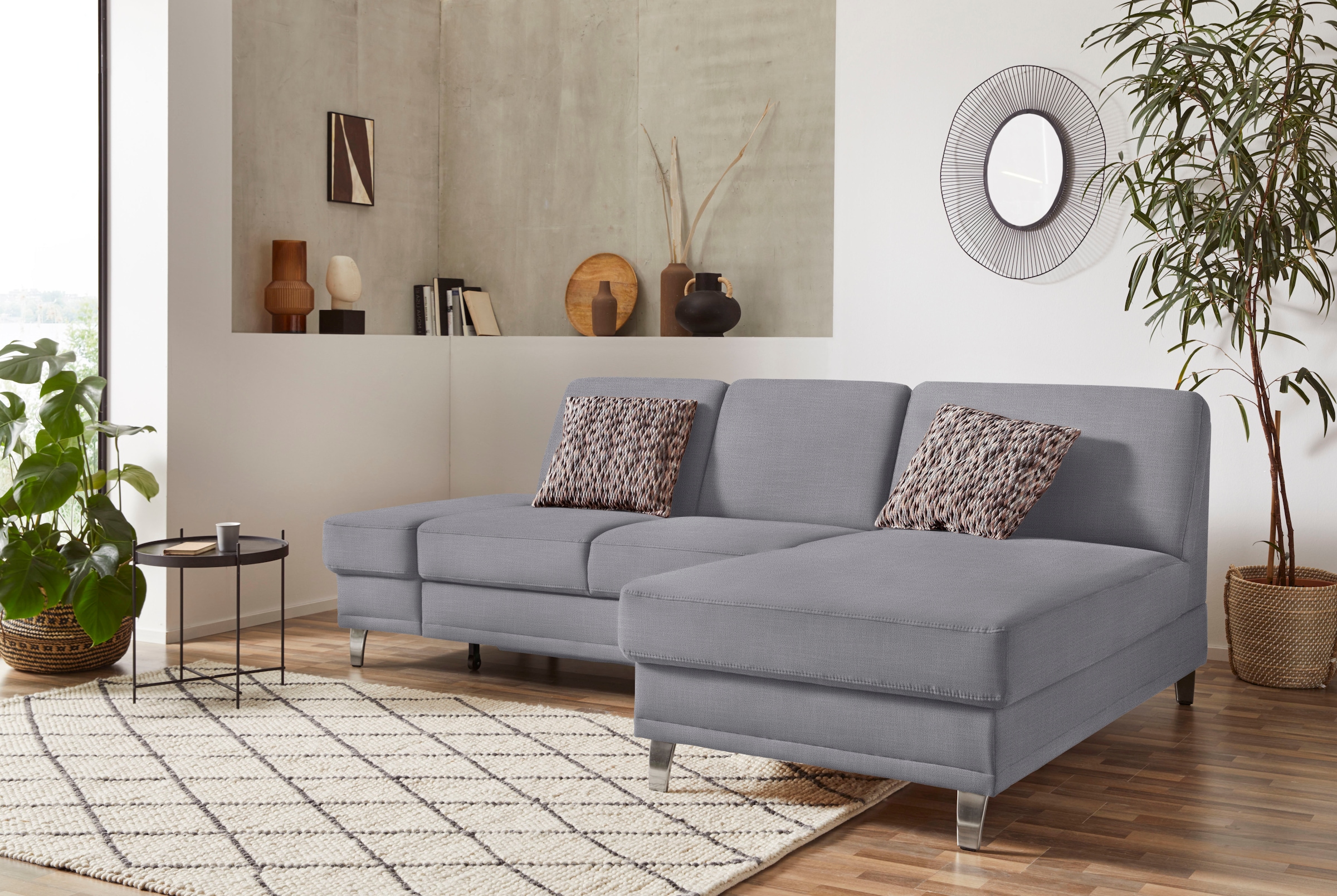 sit&more Ecksofa »Clio L-Form«, wahlweise mit Bettfunktion oder Vorziehsitz günstig online kaufen