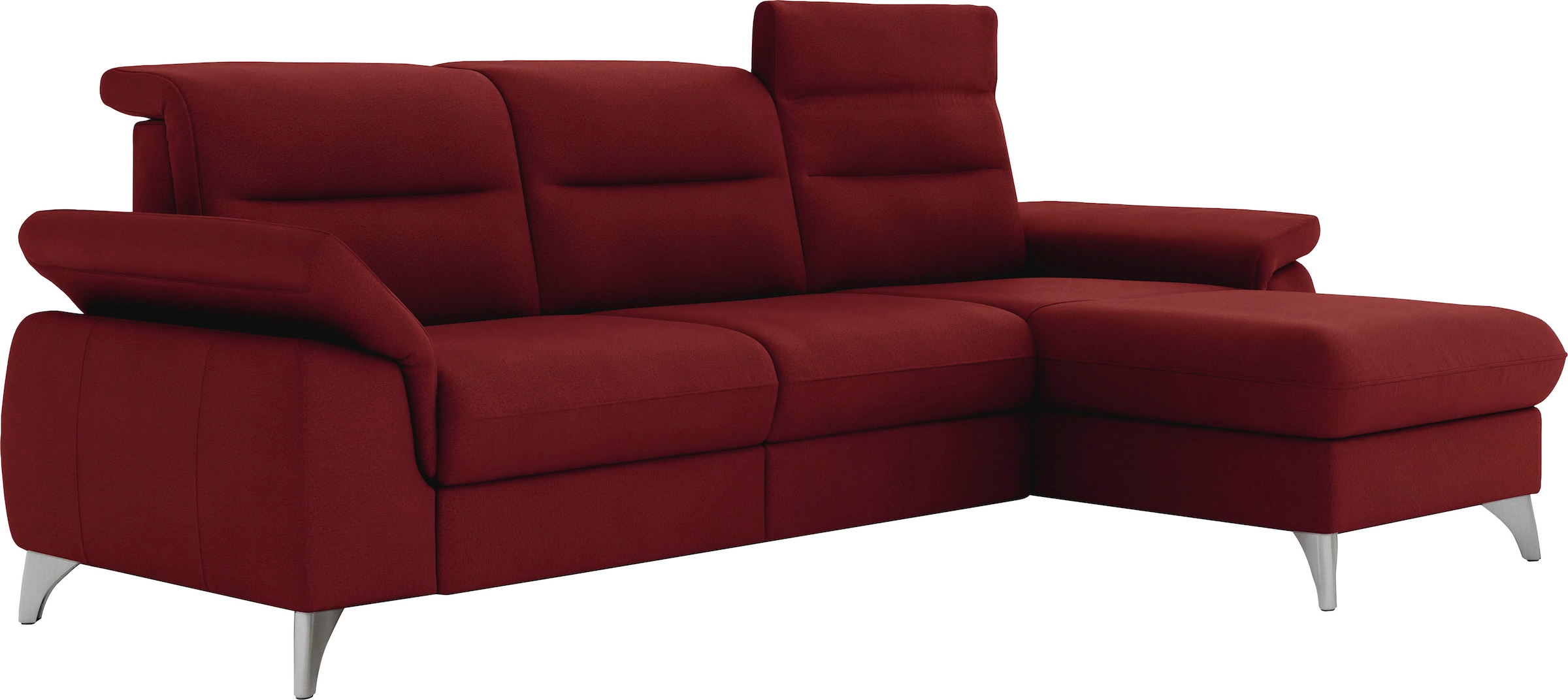 sit&more Ecksofa »Astoria L-Form«, wahlweise mit motorischer Relaxfunktion