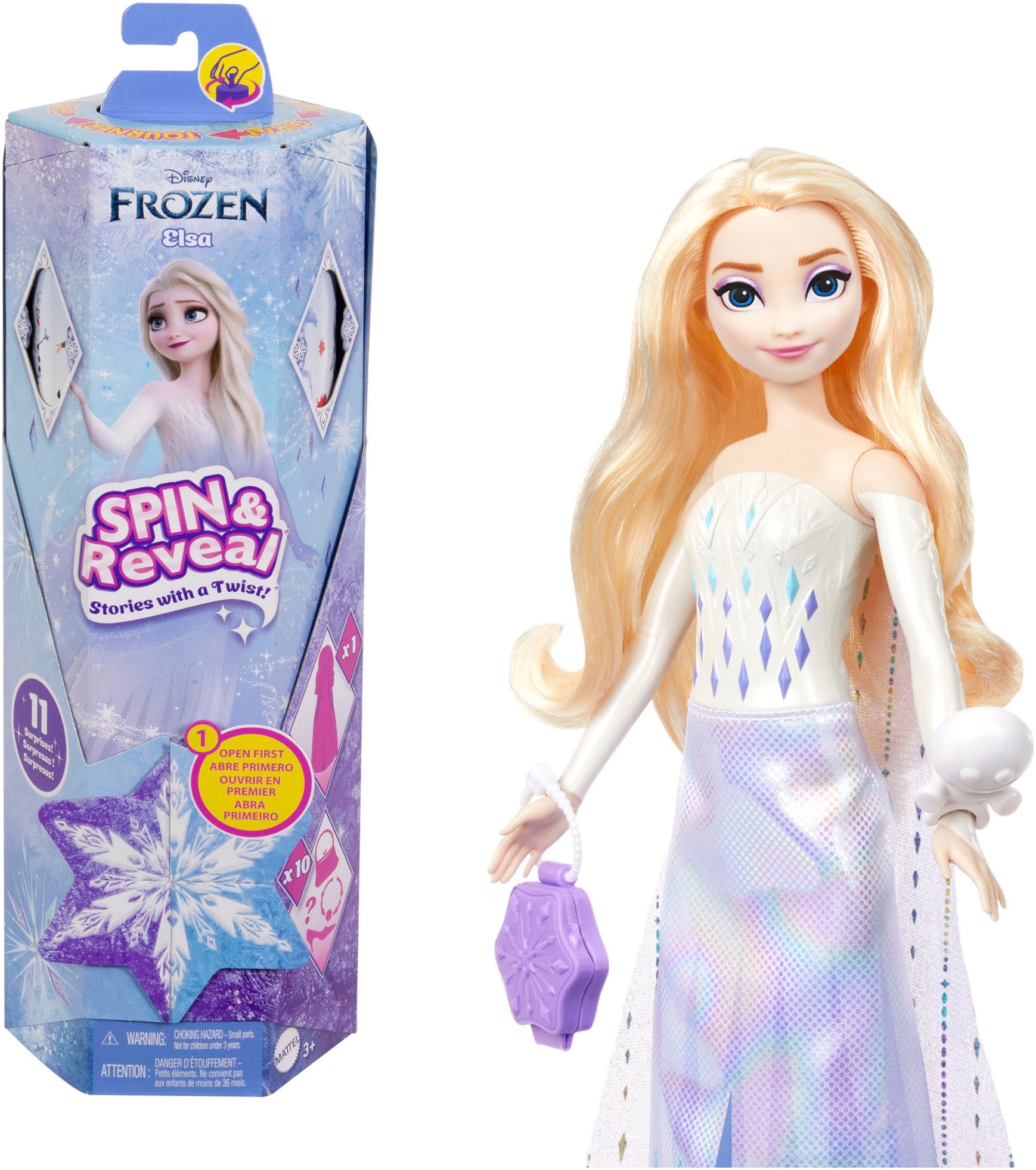 Anziehpuppe »Disney Die Eiskönigin Spin & Reveal Elsa«