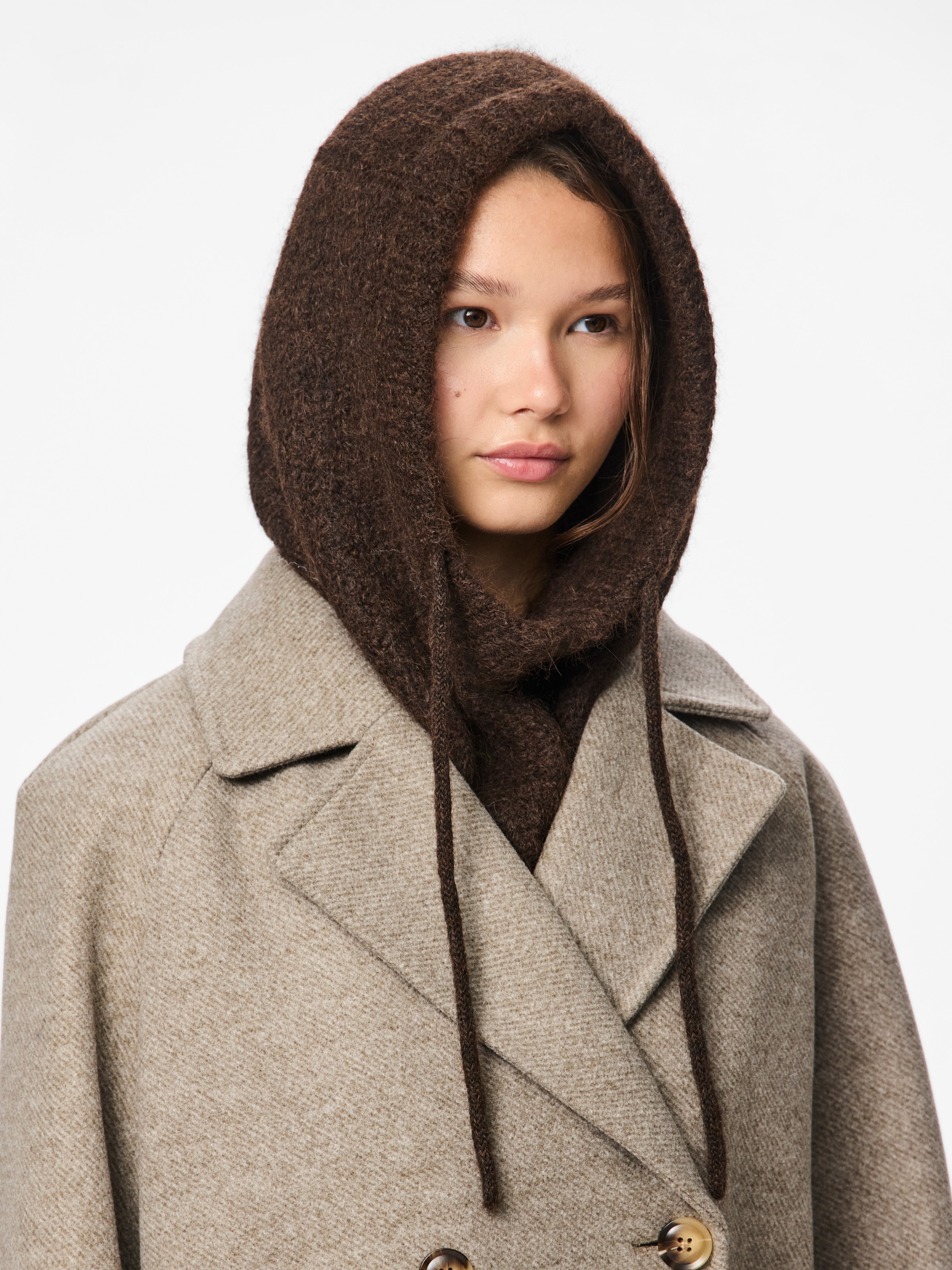 pieces Strickmütze »PCNAMBI BALACLAVA NOOS BC« Materialmix