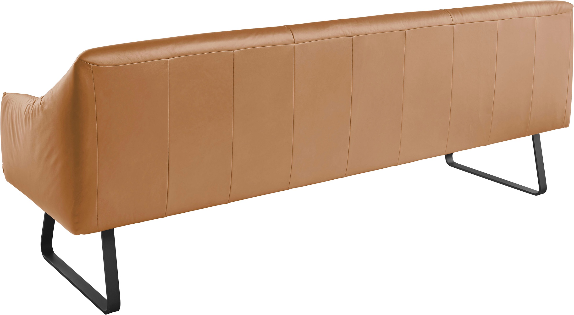 Musterring Essbank »JustB! SP500«, (1 St.), Metallkufe schwarz, verschiedene Farben, Breite 220 oder 250 cm