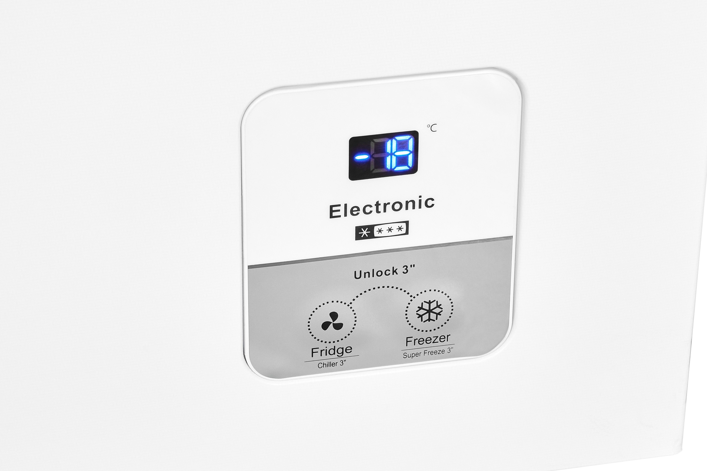 exquisit Gefriertruhe »GT200-HE-O11E weiss« 85,3 cm hoch 89,1 cm breit 2-in-1 Gefrier-/Kühltruhe mit LED, Griff, Schloss&flexibel einstellbar